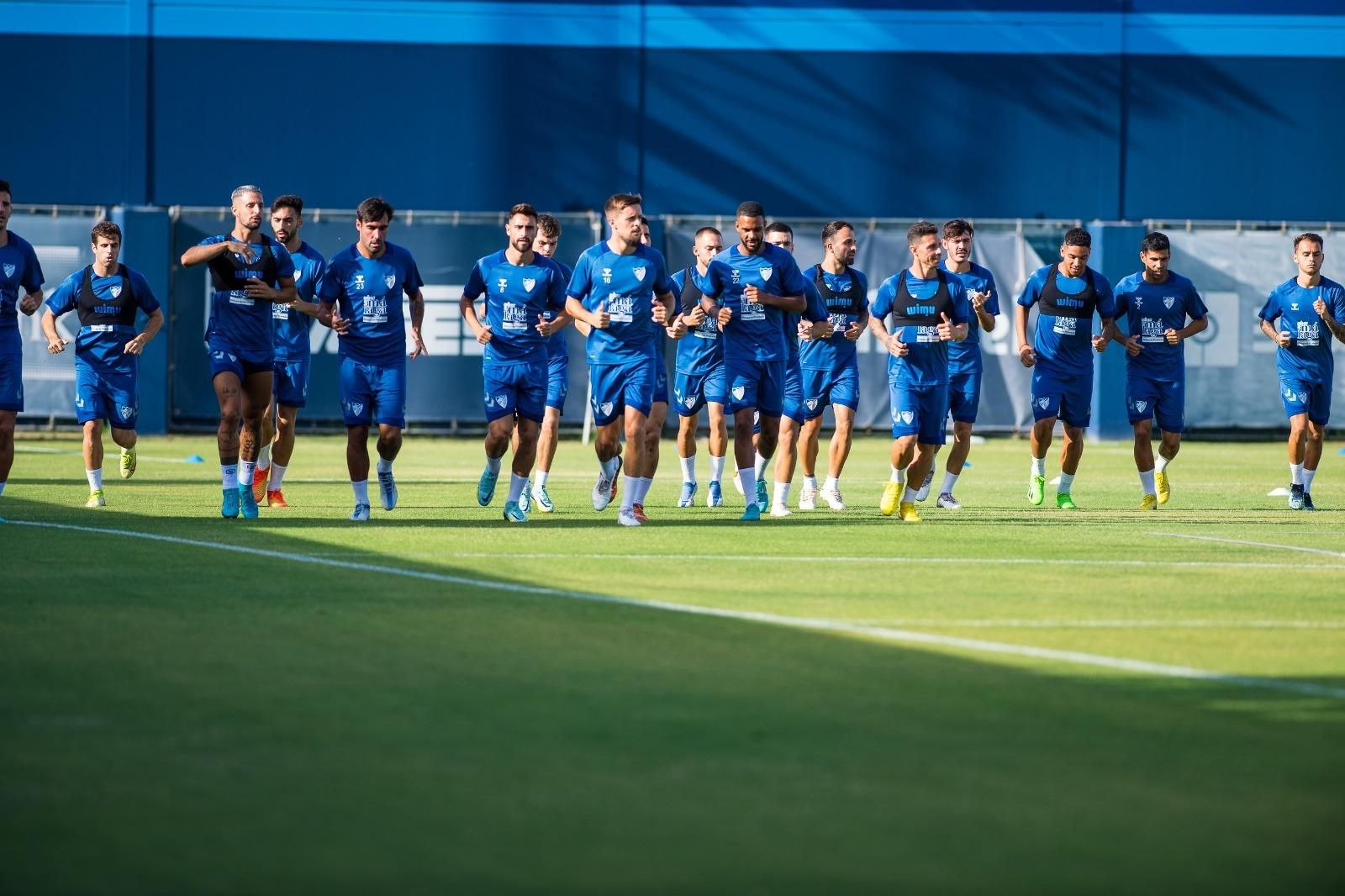 Las fotos del entrenamiento del Málaga CF