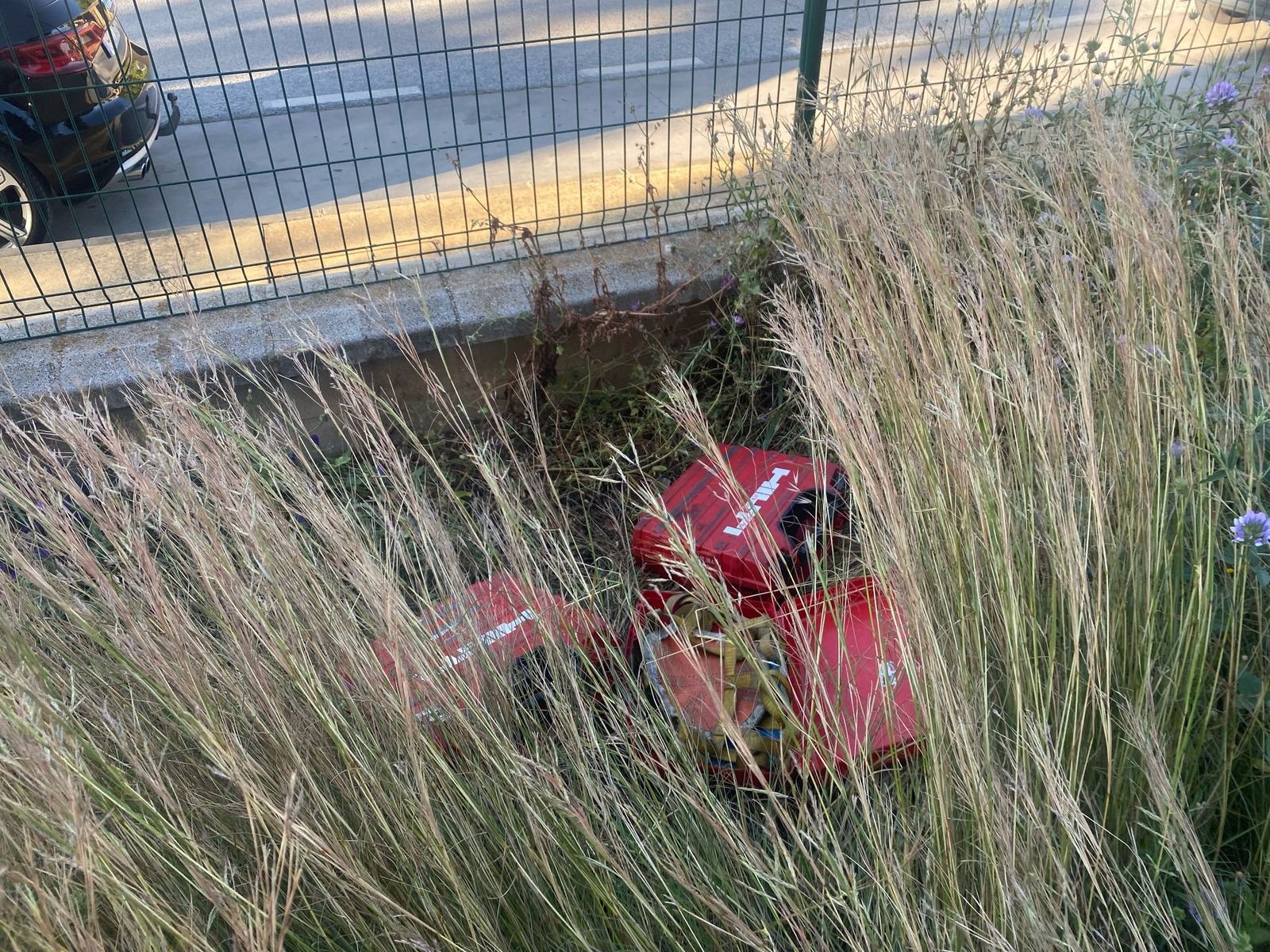 Herramientas del parque de bomberos de Churriana