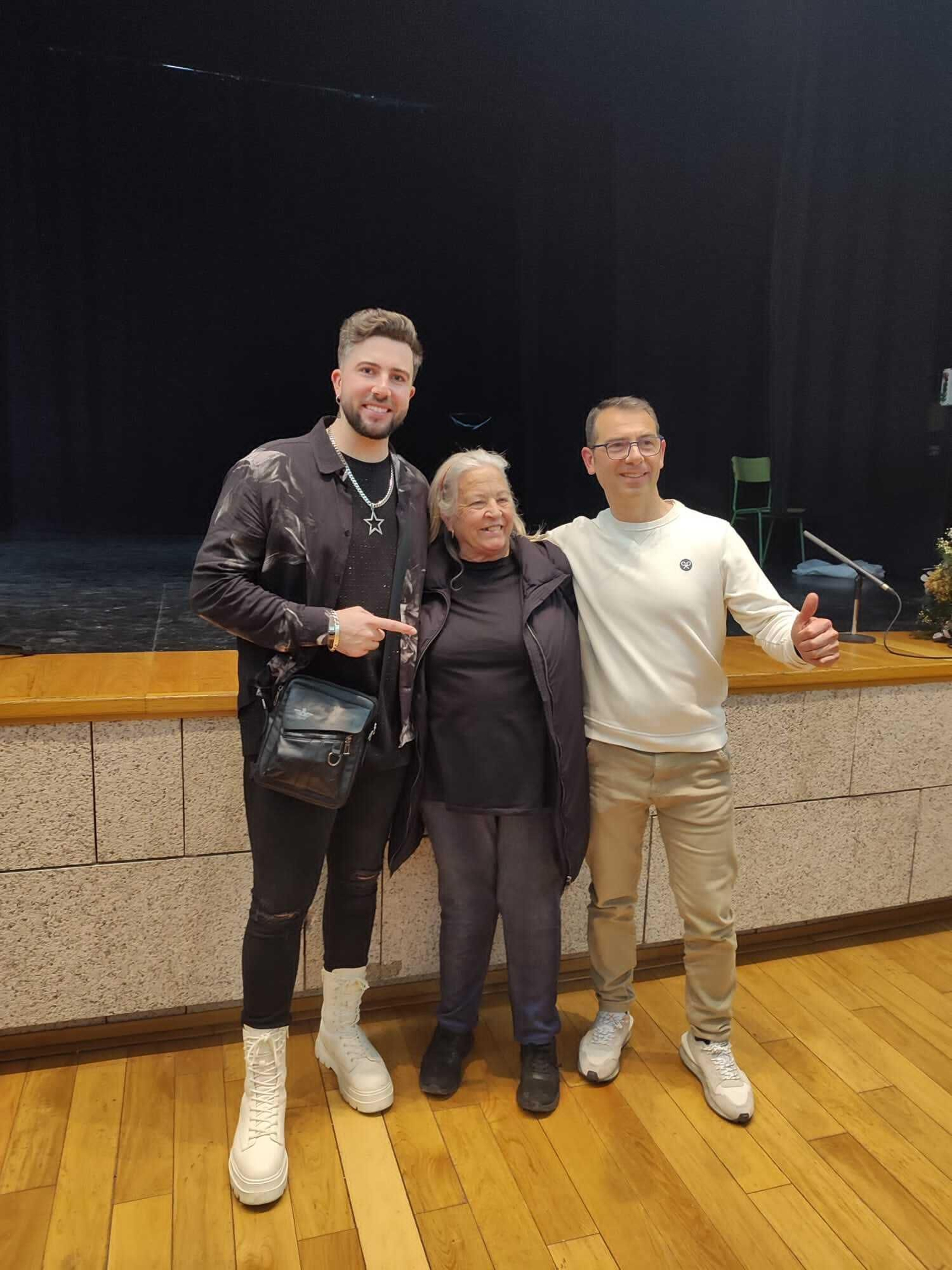 Mercedes Collado en el evento benéfico.