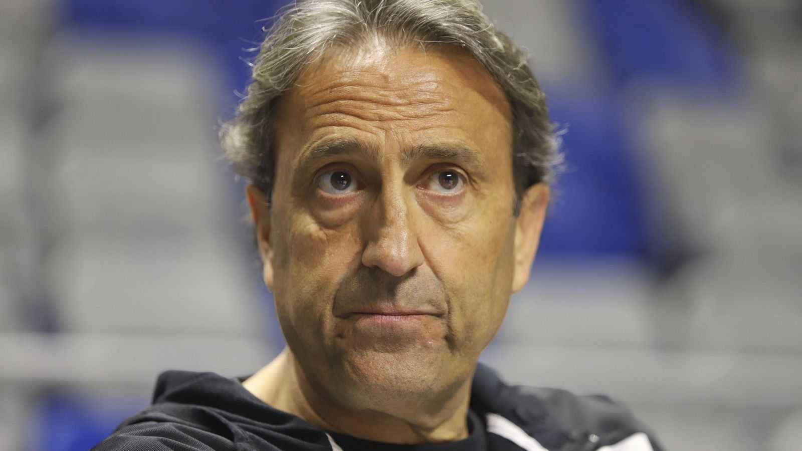 Luis Casimiro, en un momento de la entrevista.