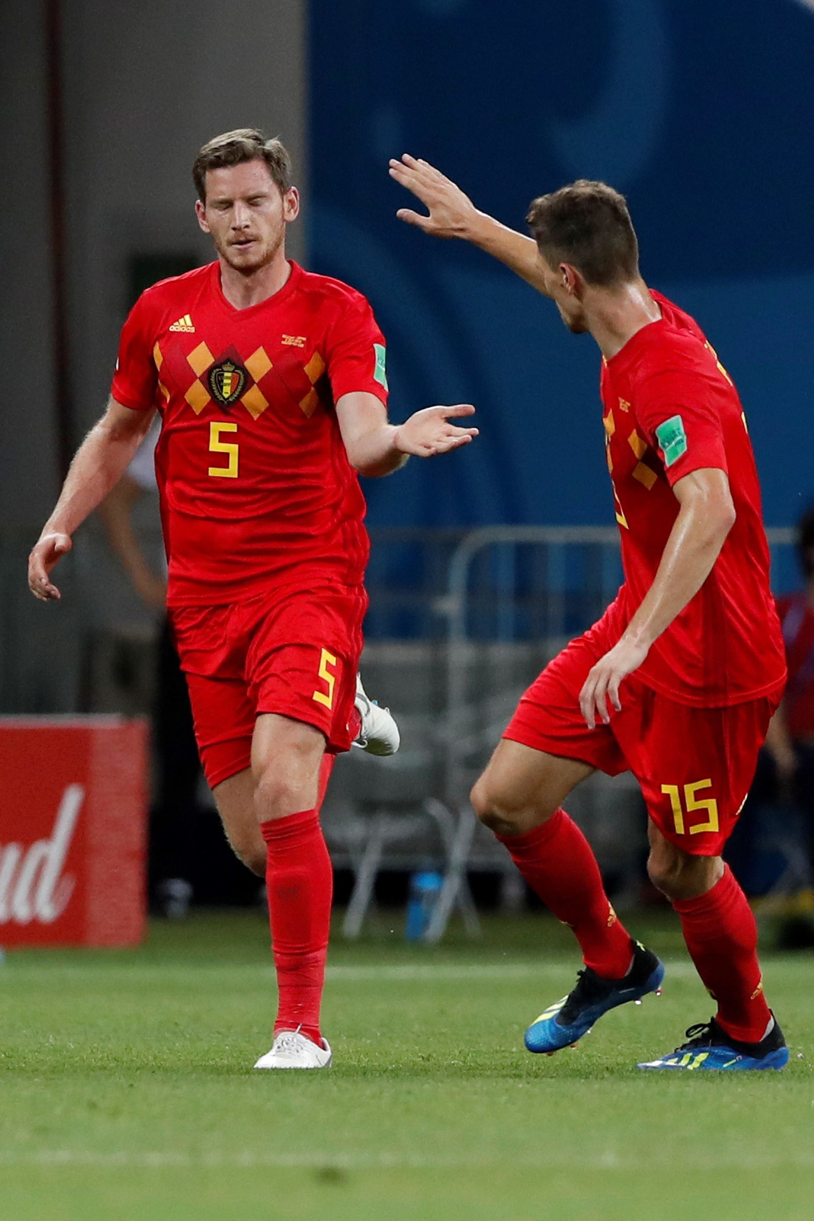 Las imágenes del Bélgica-Japón