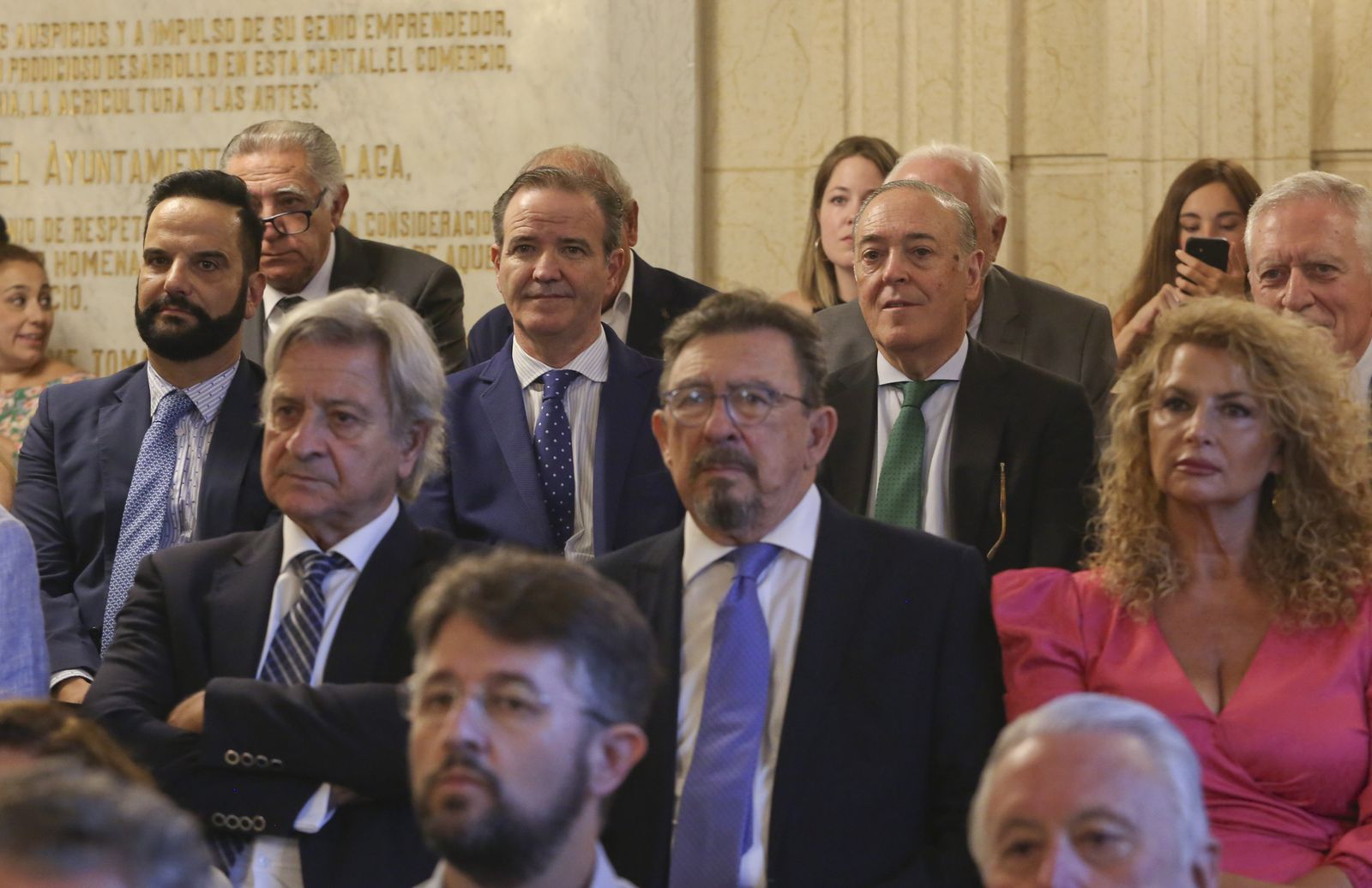 Homenaje a Celia Villalobos en el Ayuntamiento de Málaga (fotos)