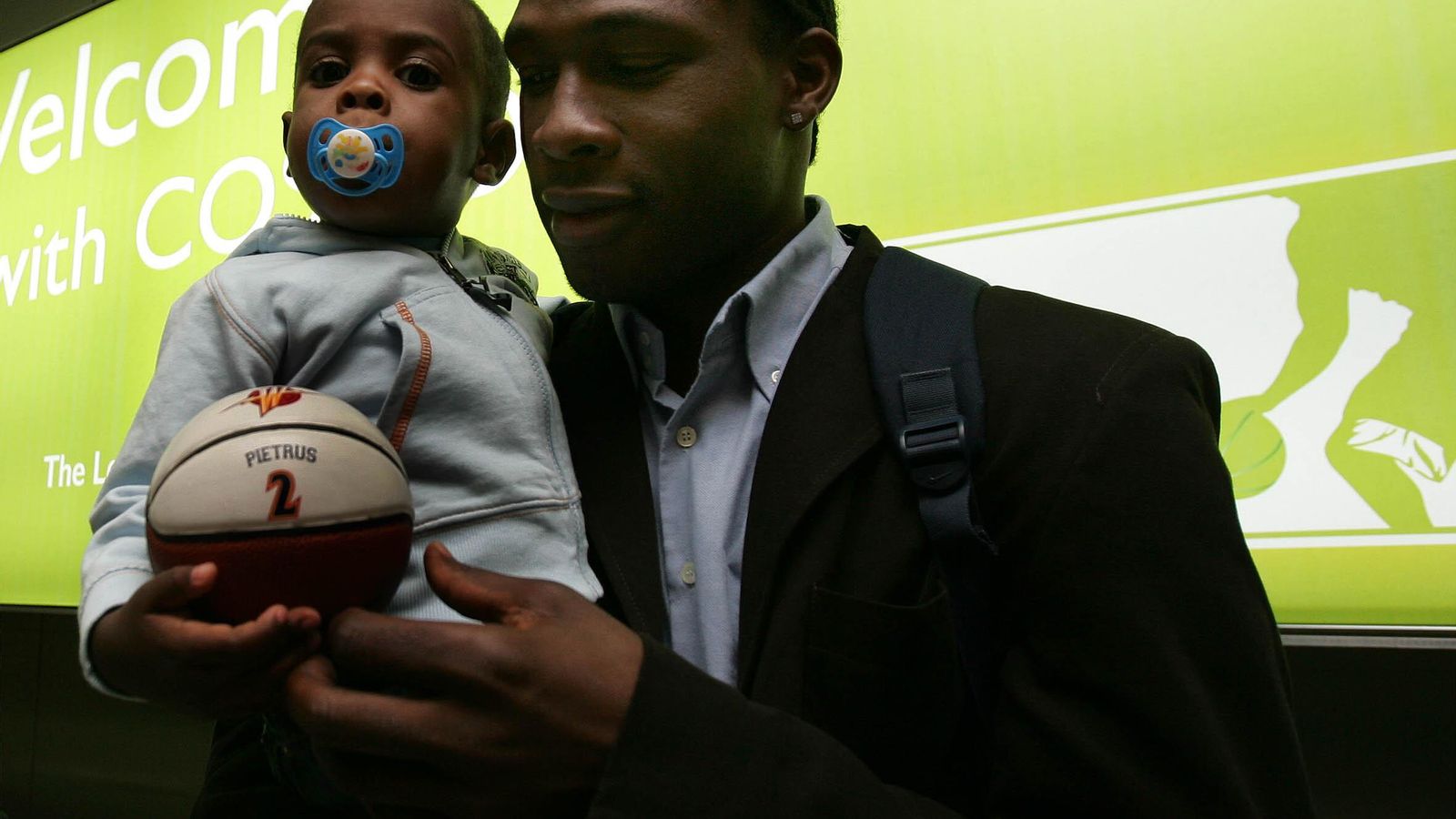 Illan y Florent Pietrus, durante la Final Four de Atenas.