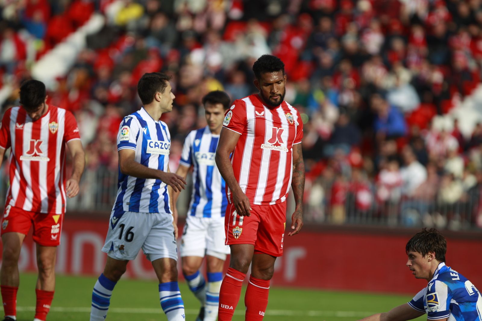 Imágenes del partido U.D. Almería-Real Sociedad