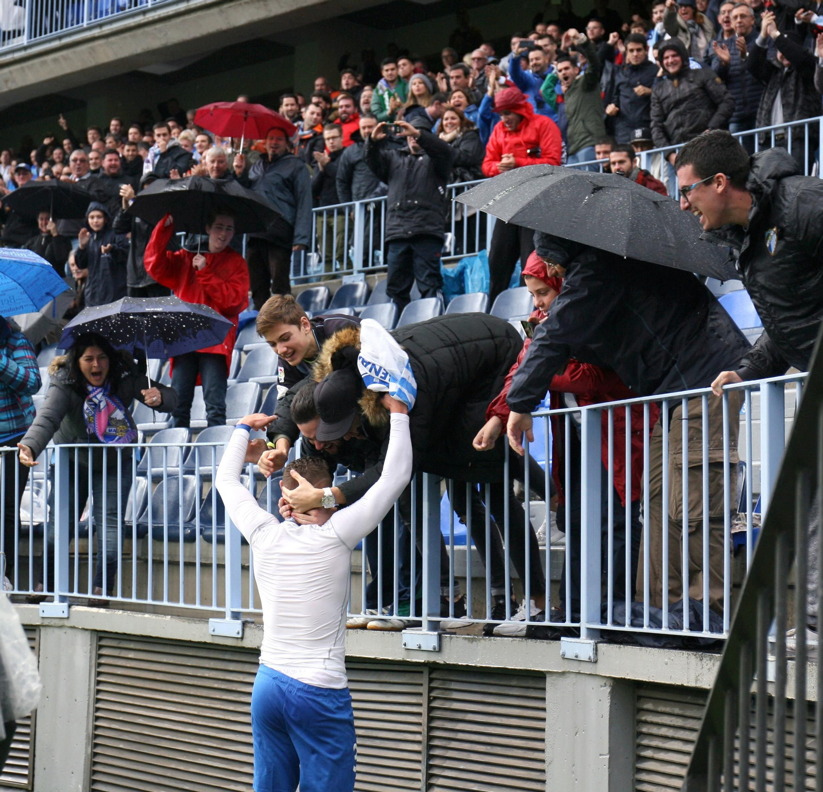 Las imágenes del Málaga C. F. - Deportivo de la Coruña