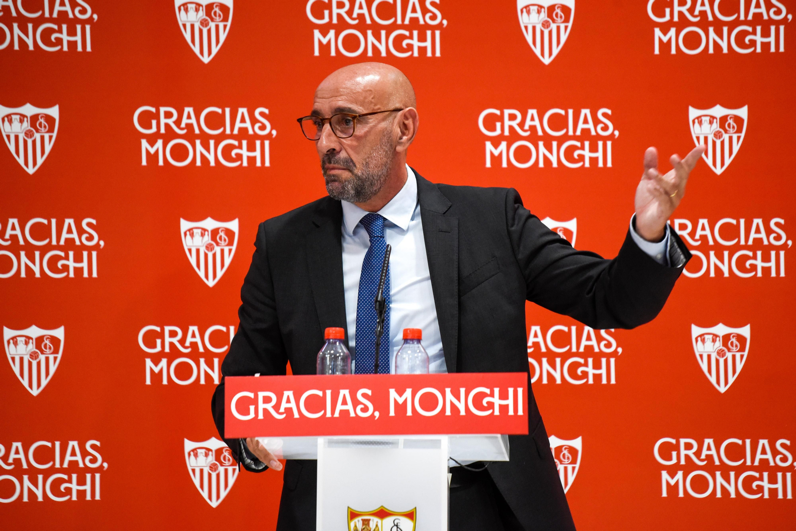 La despedida de Monchi, en imágenes