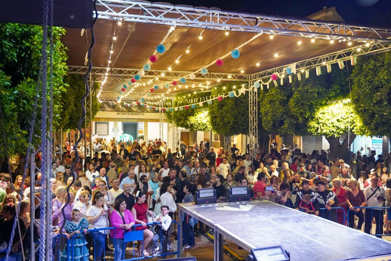 Desfile de carrozas y pregón de las fiestas de Huércal de Almería