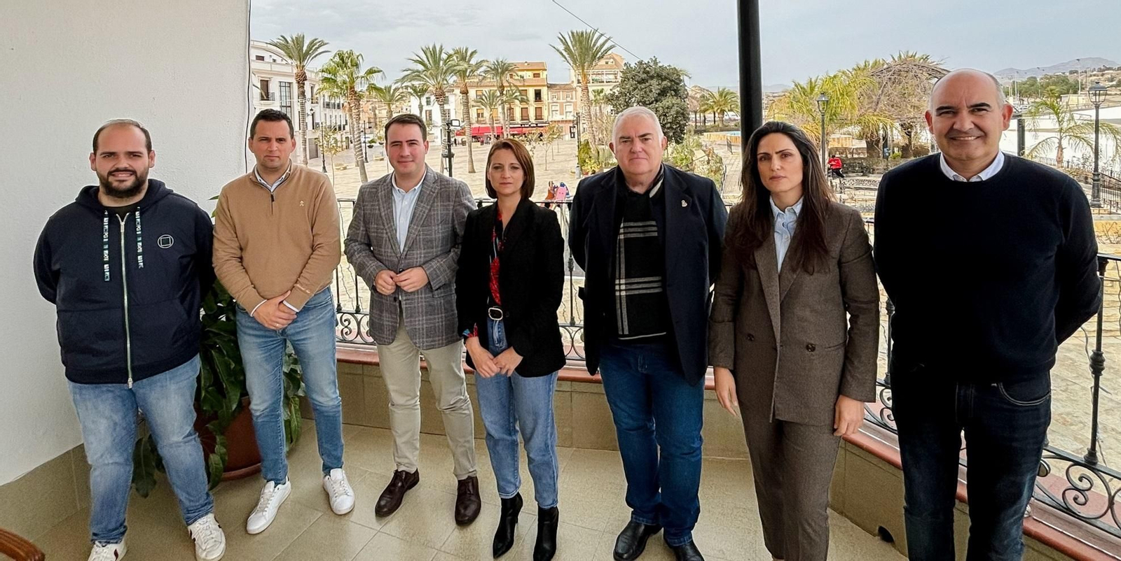 Albox recibe la visita de Diputación.