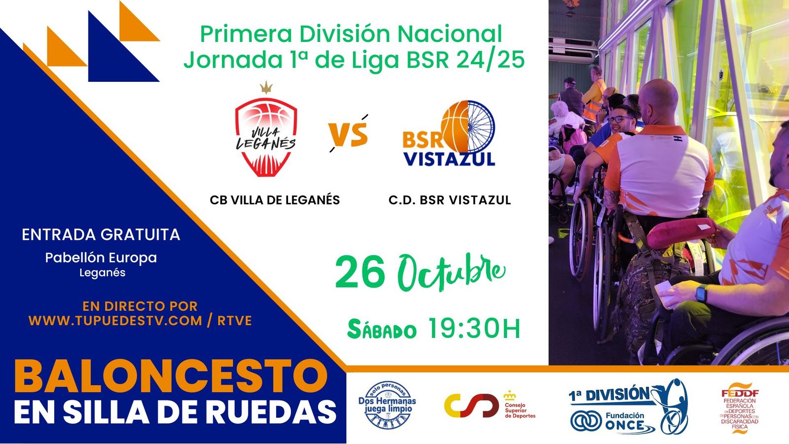 El partido será retransmitido en diredto por Tupuedestv.com y RTVE.