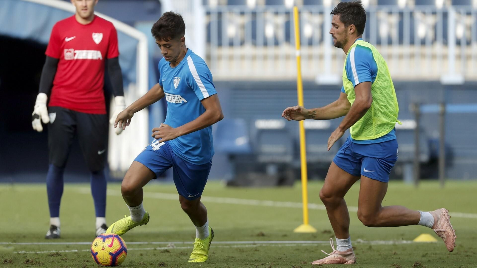 Iván Jaime, durante un entrenamiento Iván Jaime, durante un entrenamiento