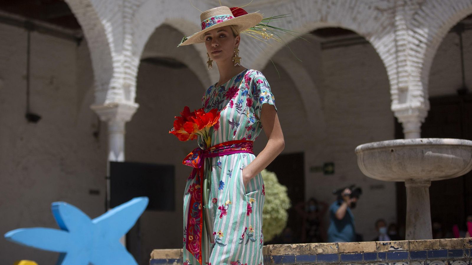 Una de las imágenes del desfile del acto organizado por Sevilla de Moda y CaixaBank.