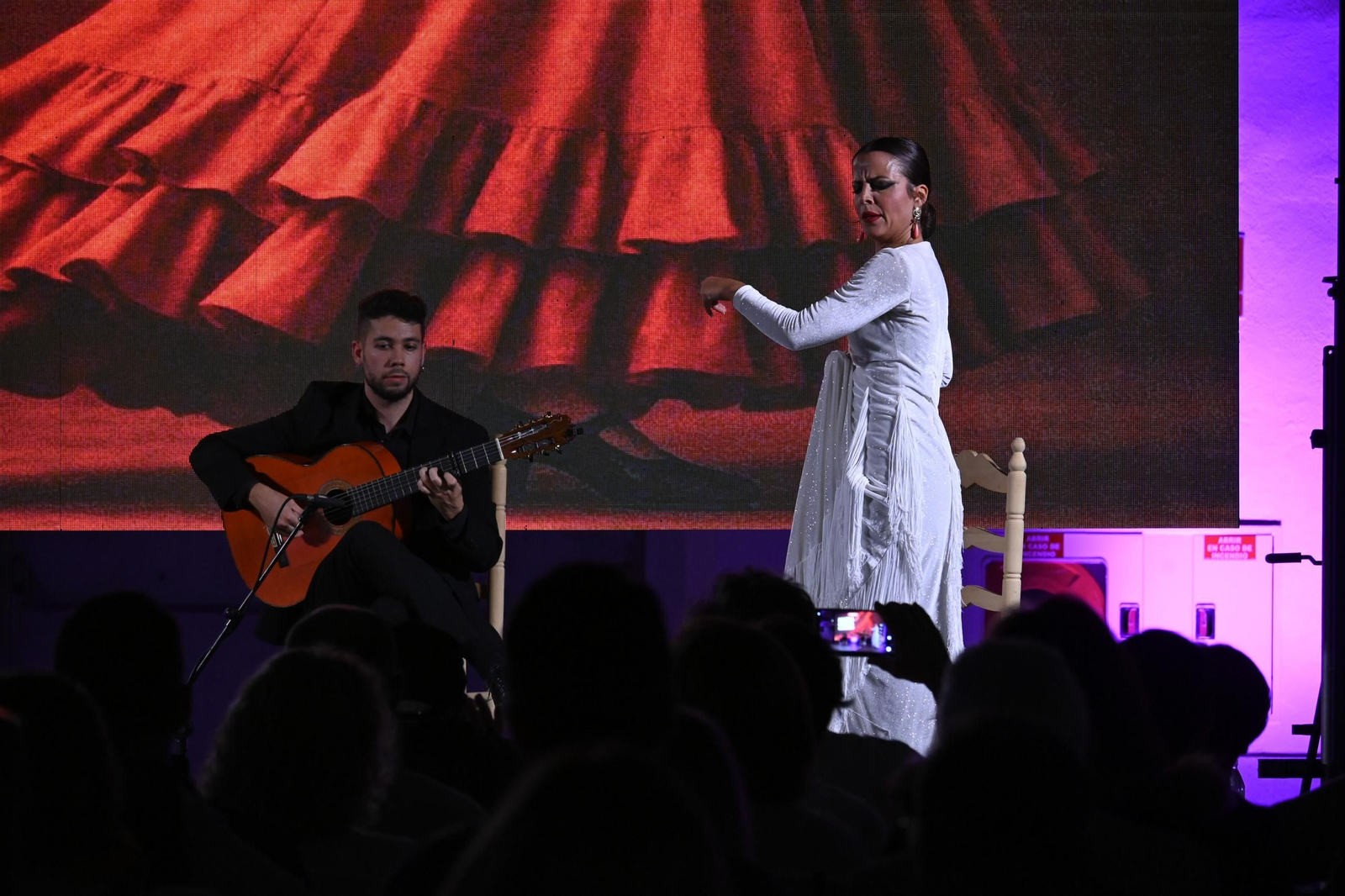 Imágenes del espectáculo de la bailaora María Canea en Huelva