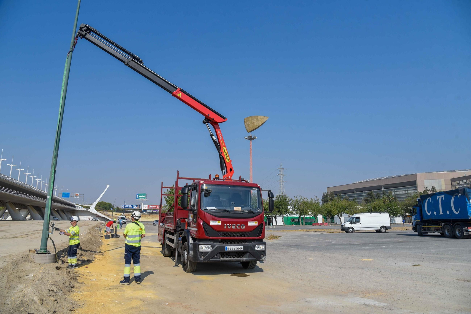 Imágenes del estado de la Cartuja el día antes del Betis - Alavés