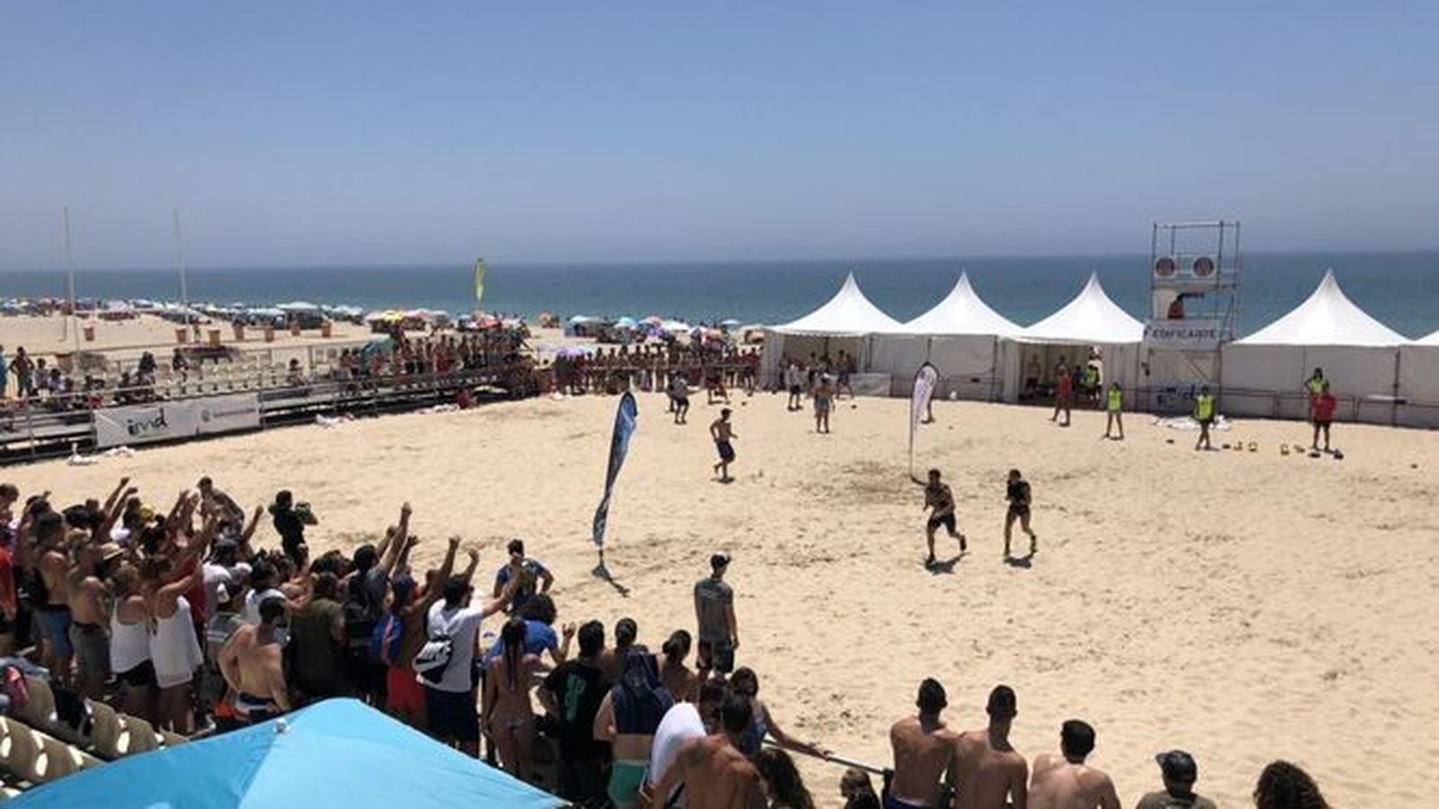 Una competición en el Cádiz Arena, en una imagen de archivo.