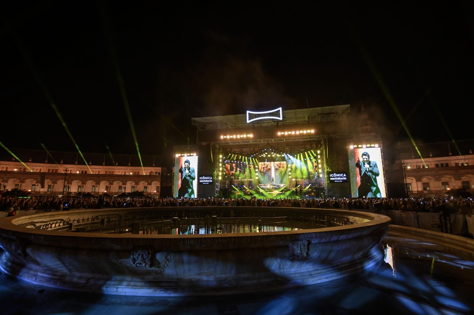 Uno de los conciertos celebrados en la Plaza de España.
