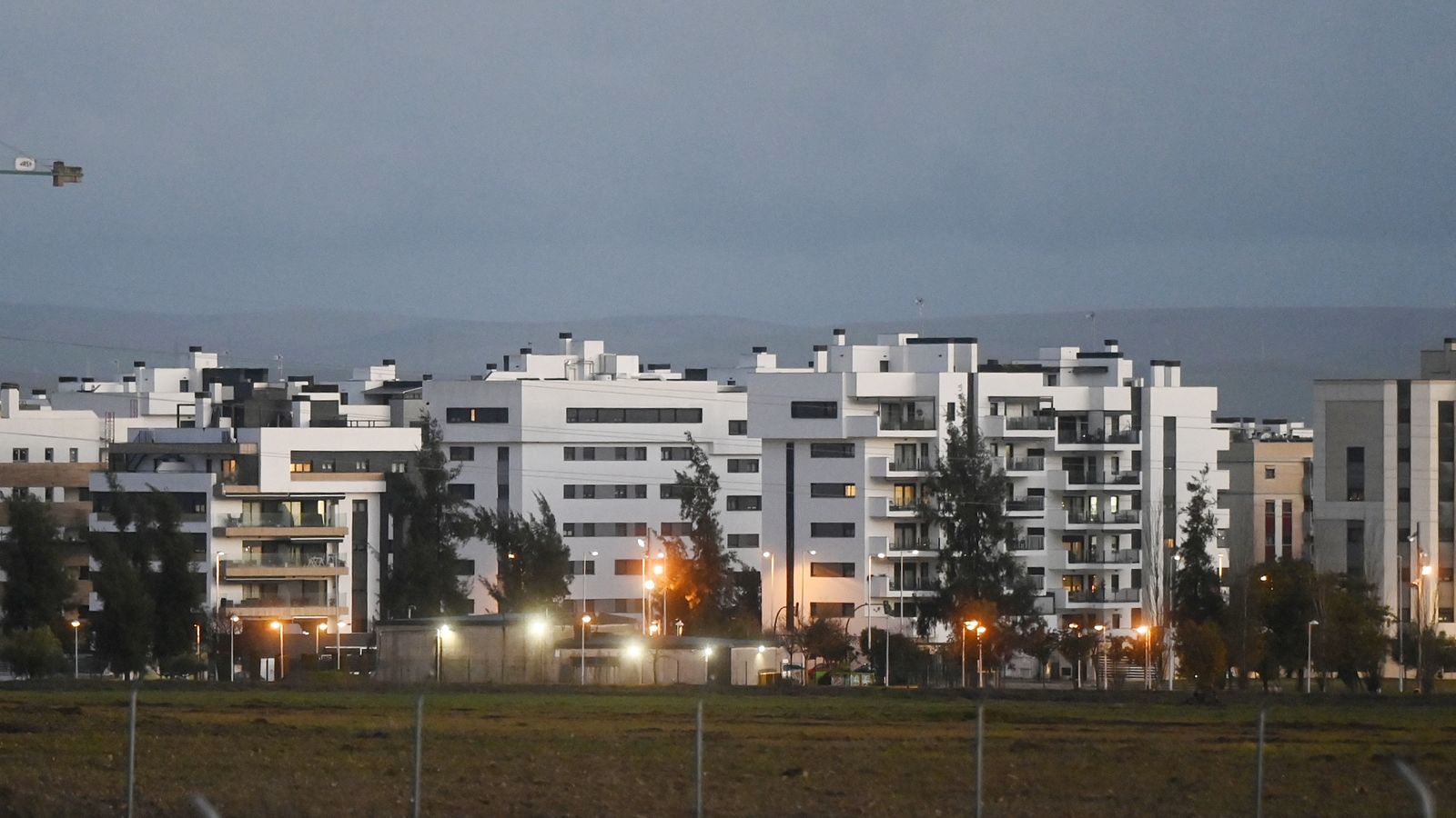 Edificios 'cebra' de los barrios nuevos de Córdoba.