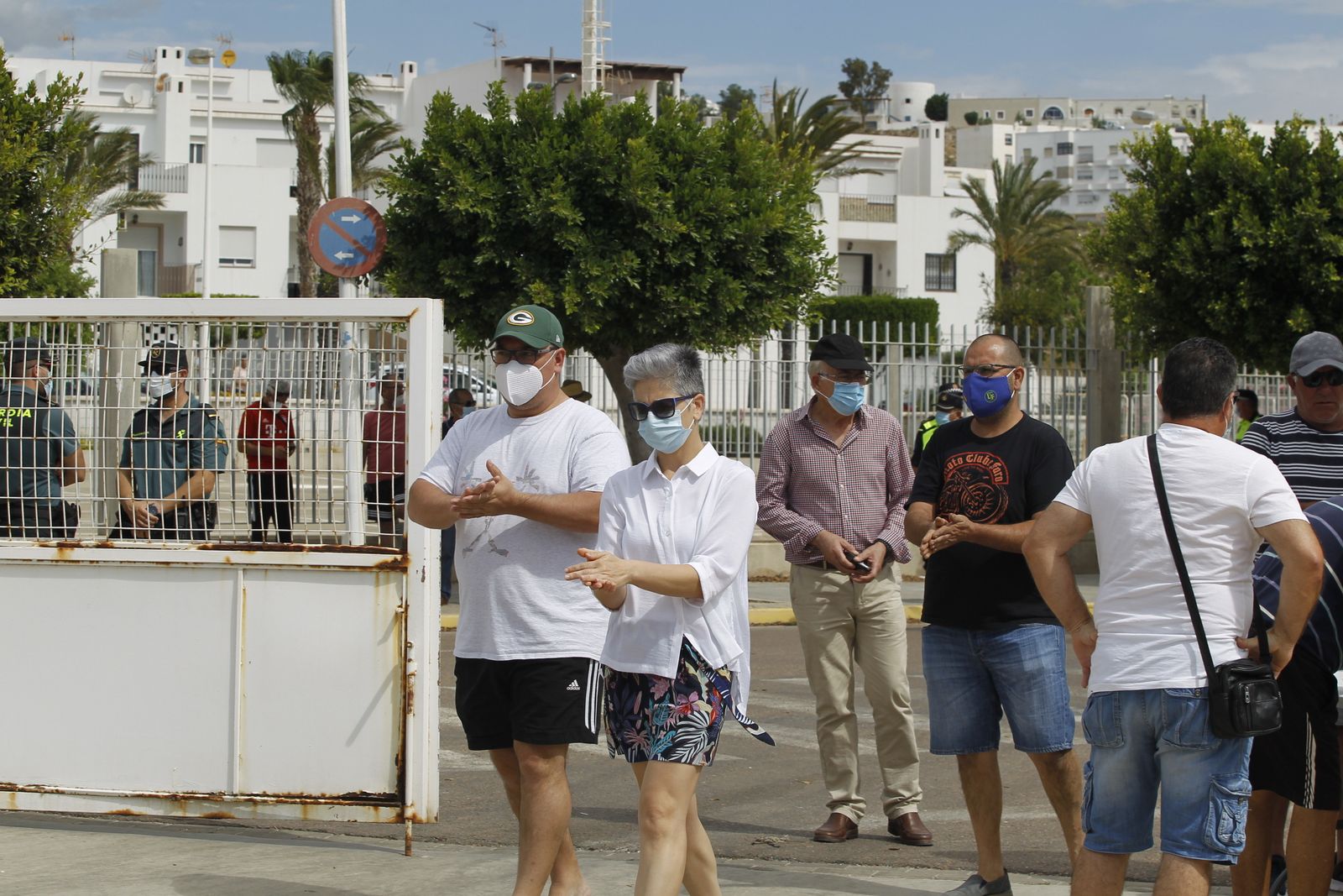 Fotogalería protestas pescadores de Carboneras