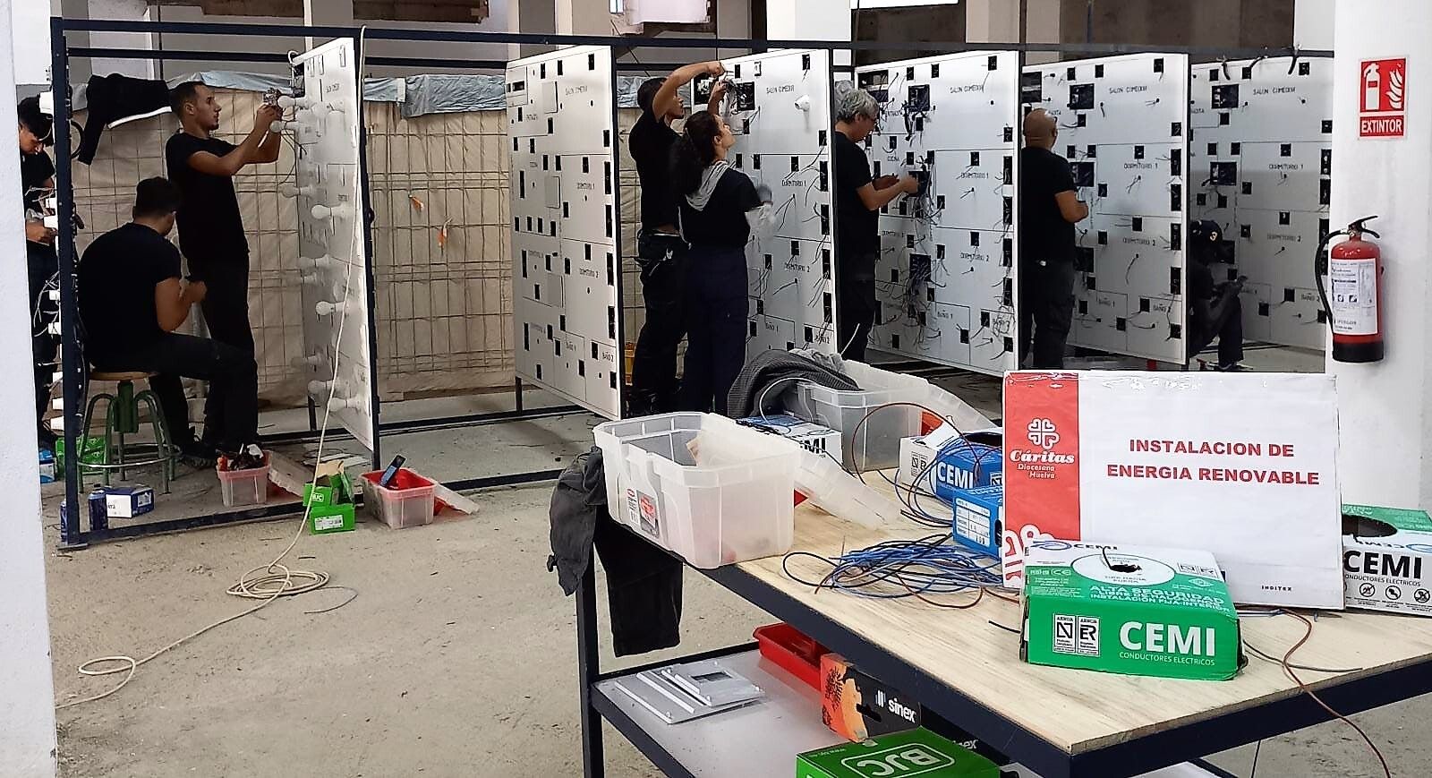 Formación en energías renovables.