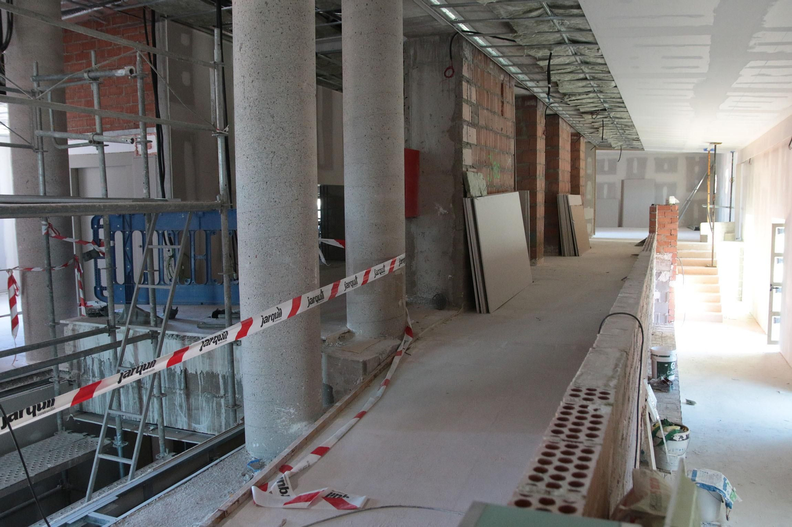 Así avanzan las obras de rehabilitación del Ayuntamiento de Almería