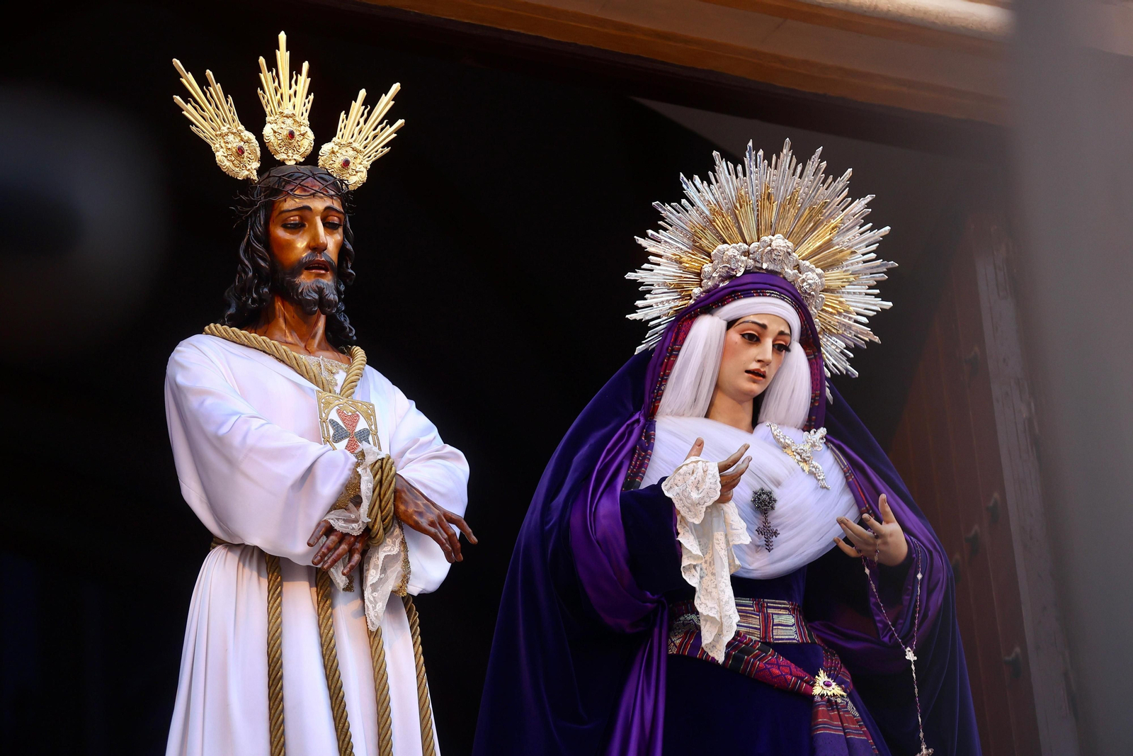 Las fotos del traslado del Cautivo el Sábado de Pasión en Málaga