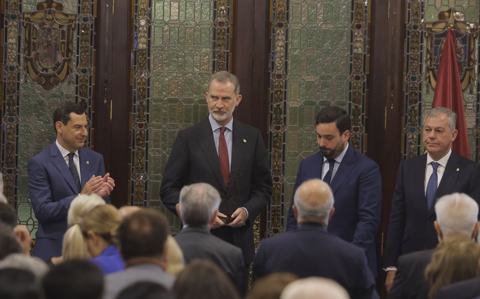 Su Majestad el Rey recibe el IX “Premio contra el Terrorismo Alberto Jiménez Becerril, todas las imágenes