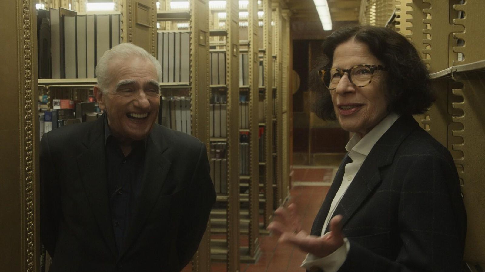 Fran Lebowitz, con Martin Scorsese. Fran Lebowitz, con Martin Scorsese.