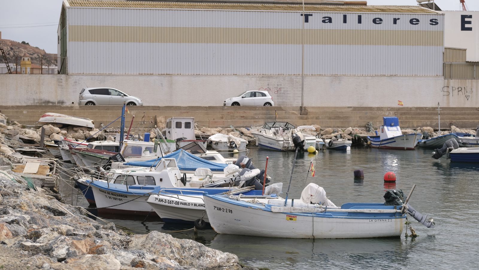 Fotogalería visita obras nuevo fondeadero del Puerto Pesquero de Almería