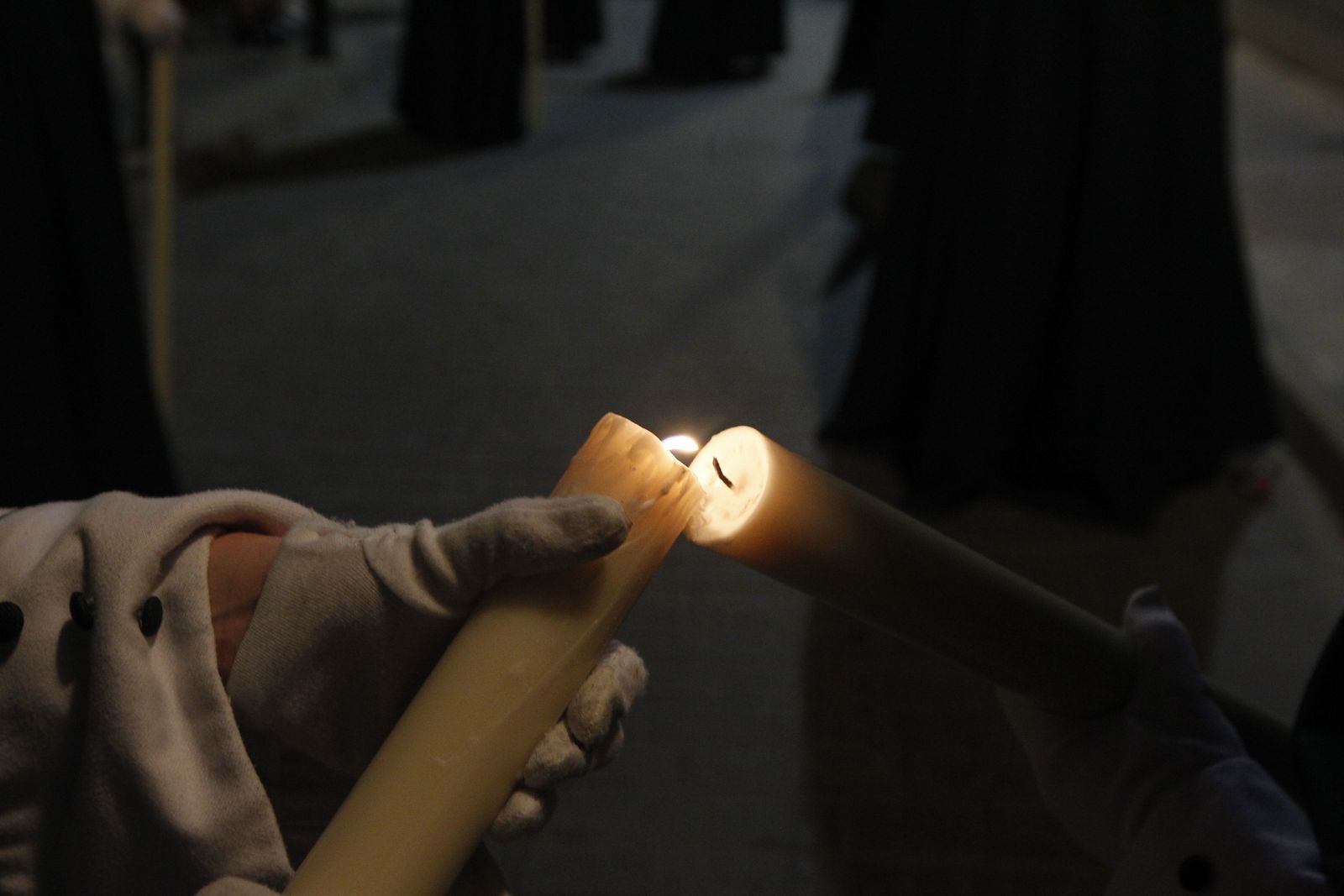 Imágenes de la Procesión de Estudiantes. Semana Santa Almería 2019