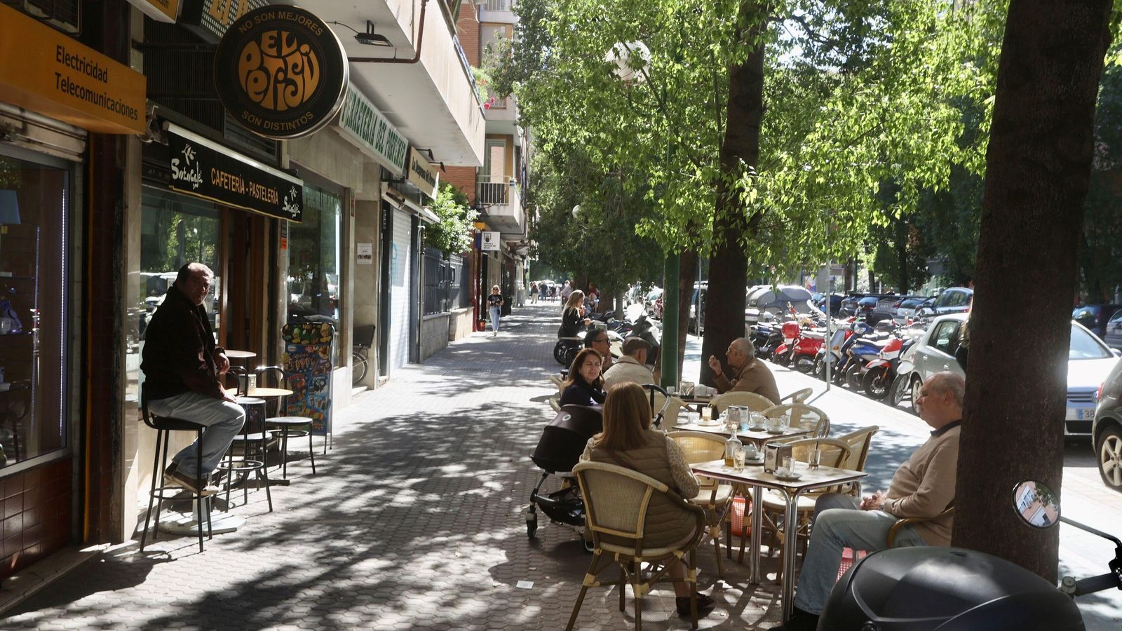 La calle Felipe II de Sevilla.