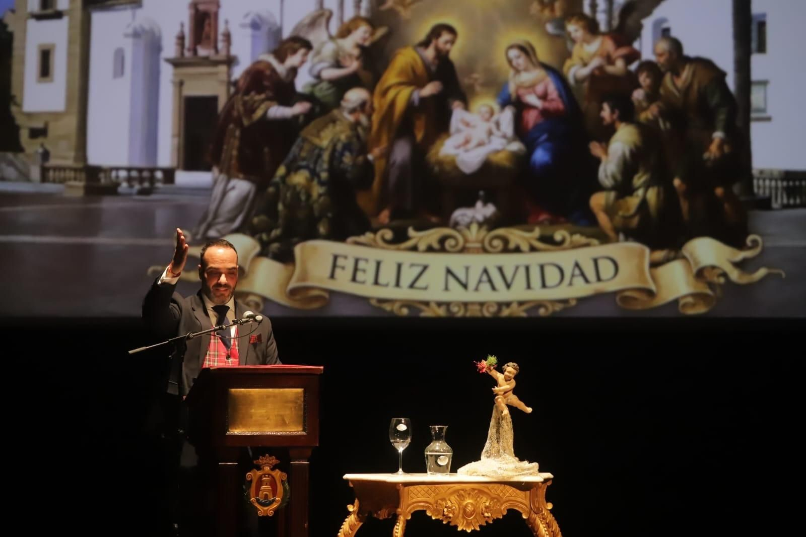 Juan Andrades Azorit, durante el pregón.