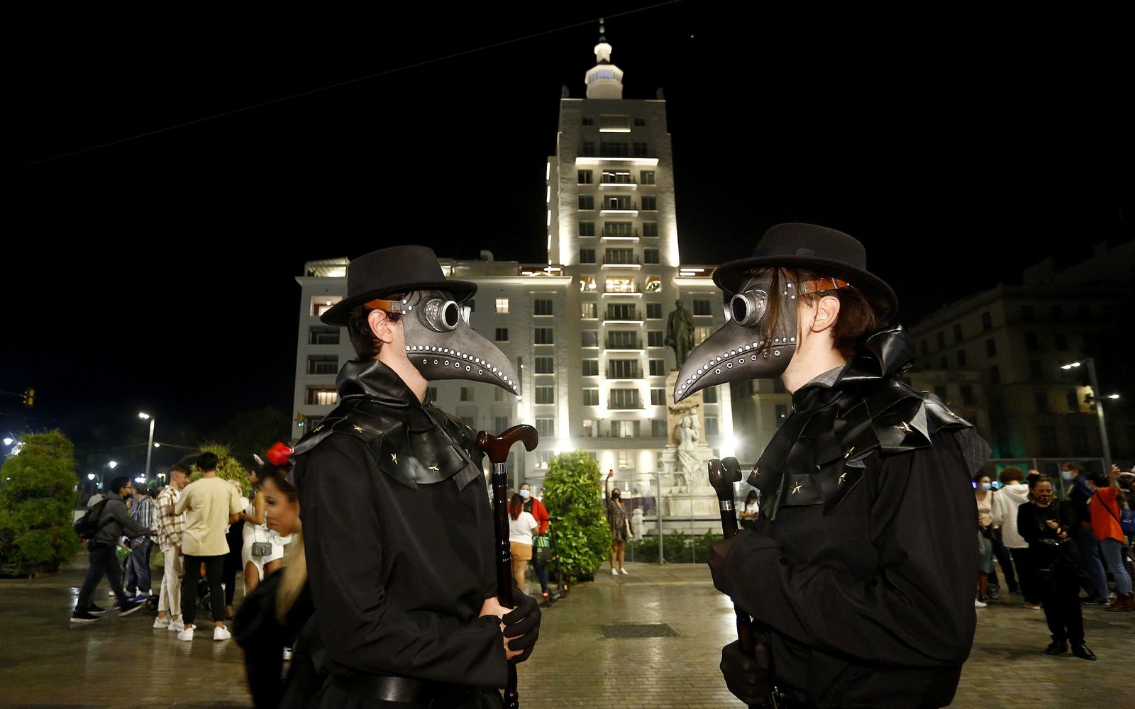 Las fotos de la noche de Halloween en Málaga