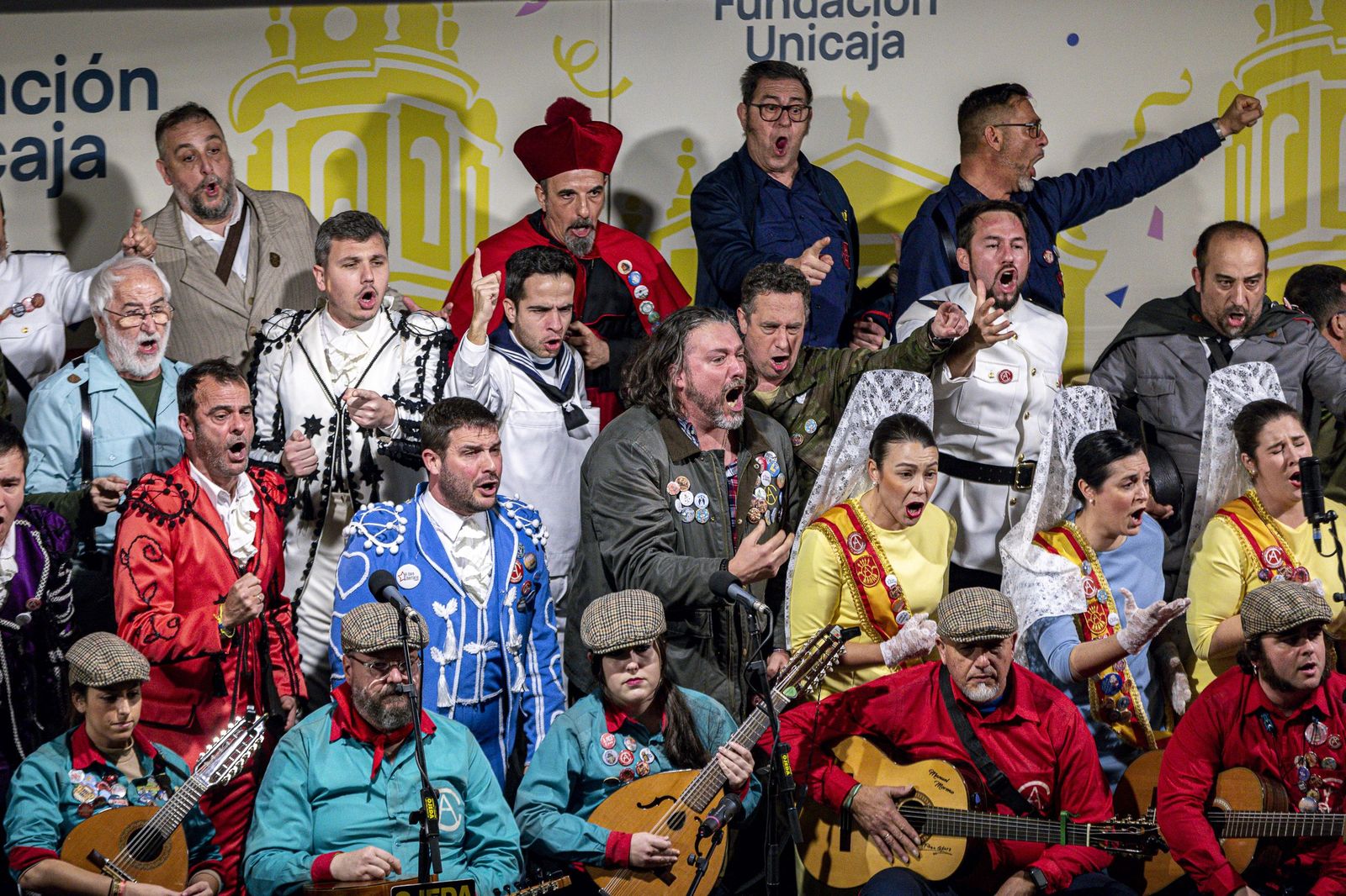 Las imágenes de la entrega de los premios del XLVII Concurso Fundación Unicaja Coplas del Carnaval Gaditano