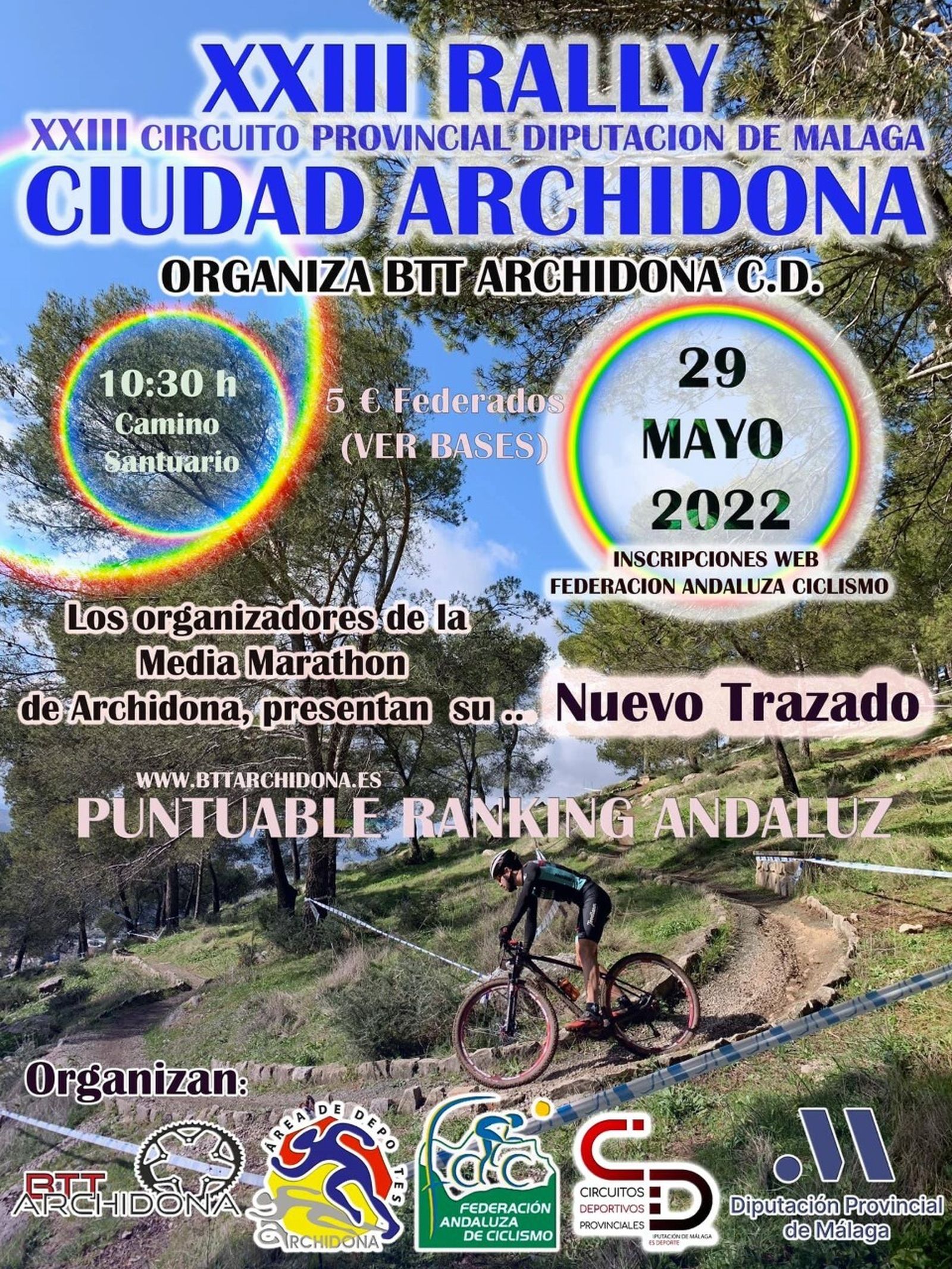 Cartel del Rally de Archidona.