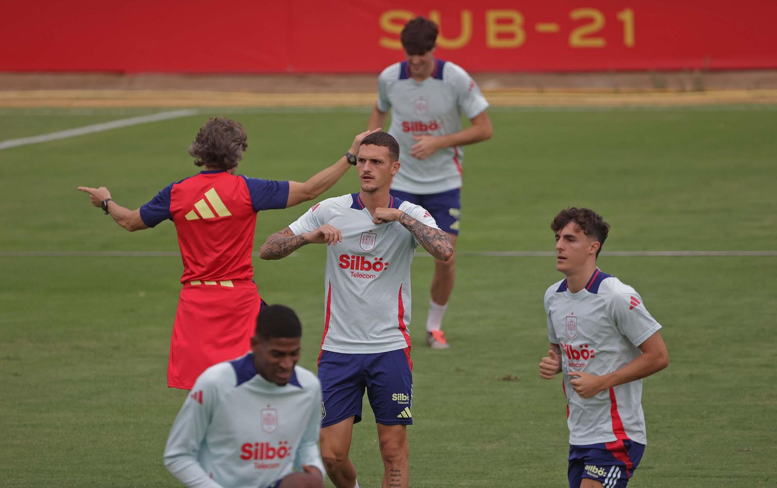 Fotos del entrenamiento de la selección española sub-21 en Algeciras