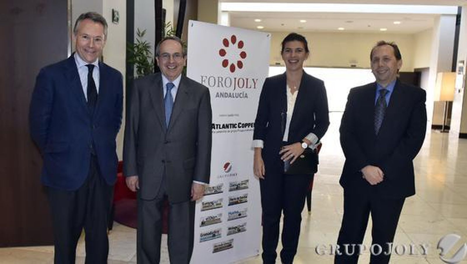 José Joly, presidente del Grupo Joly; Juan José Toribio, Macarena Gutiérrez y José Antonio Carrizosa.

Foto: Juan Carlos Vázquez/Victoria Hidalgo