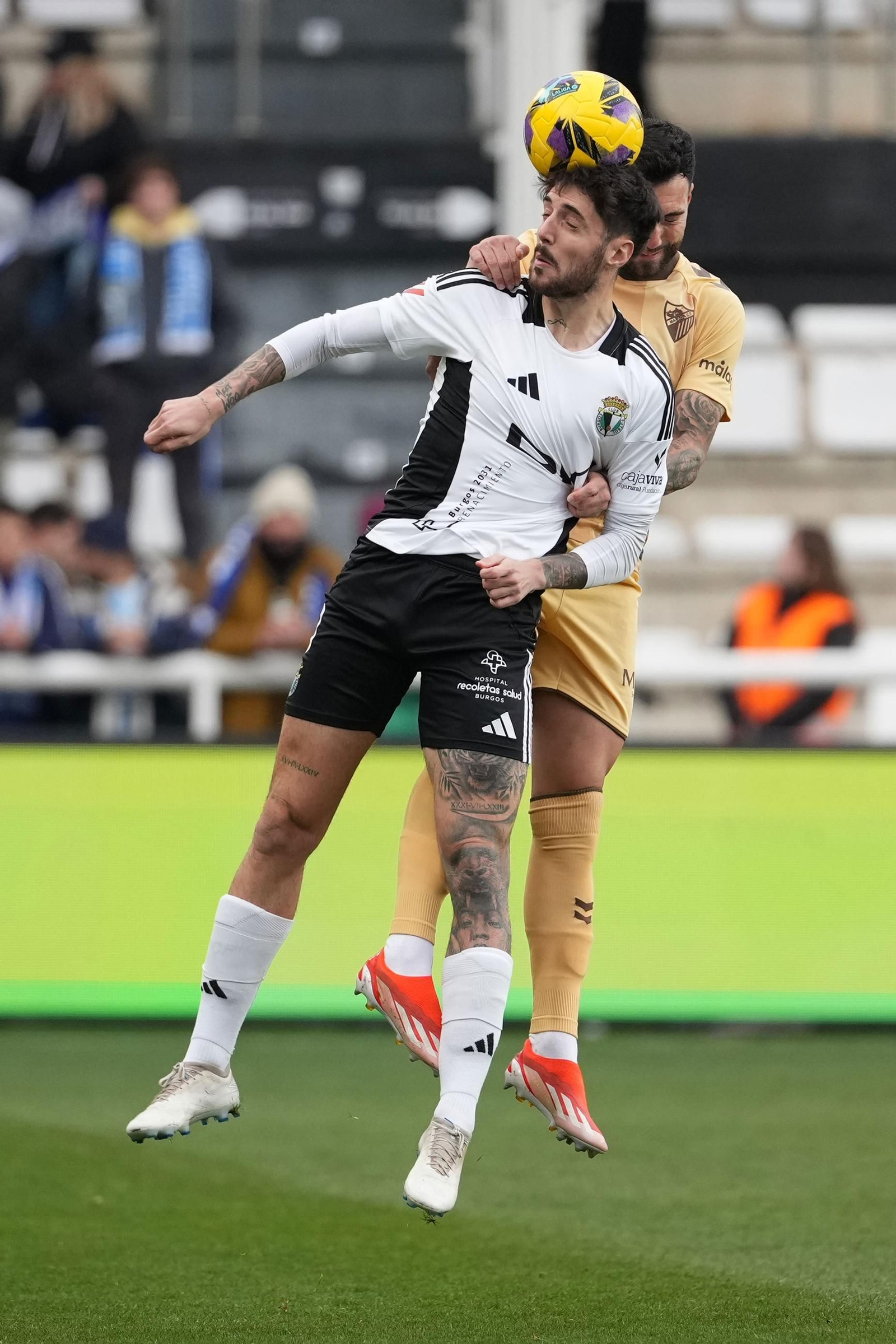 El Burgos-Málaga CF, en fotos