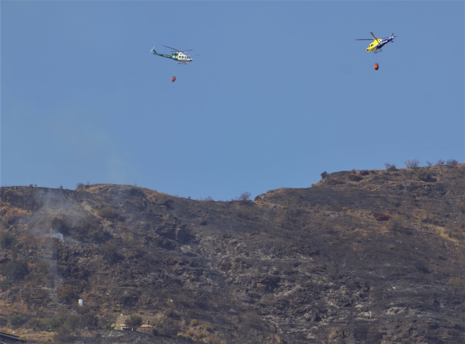 Galería de imágenes del incendio forestal de Almuñécar e Ítrabo