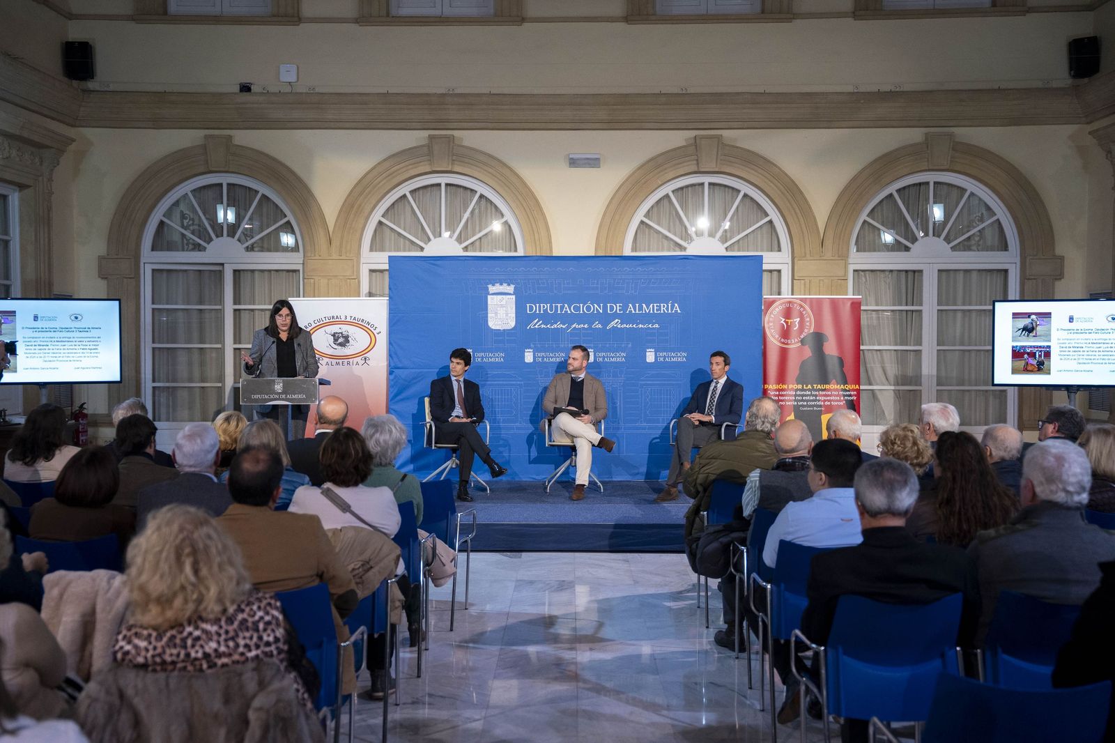 Pablo Aguado y David de Miranda, premiados en el Foro 3 Taurinos 3 de Almería