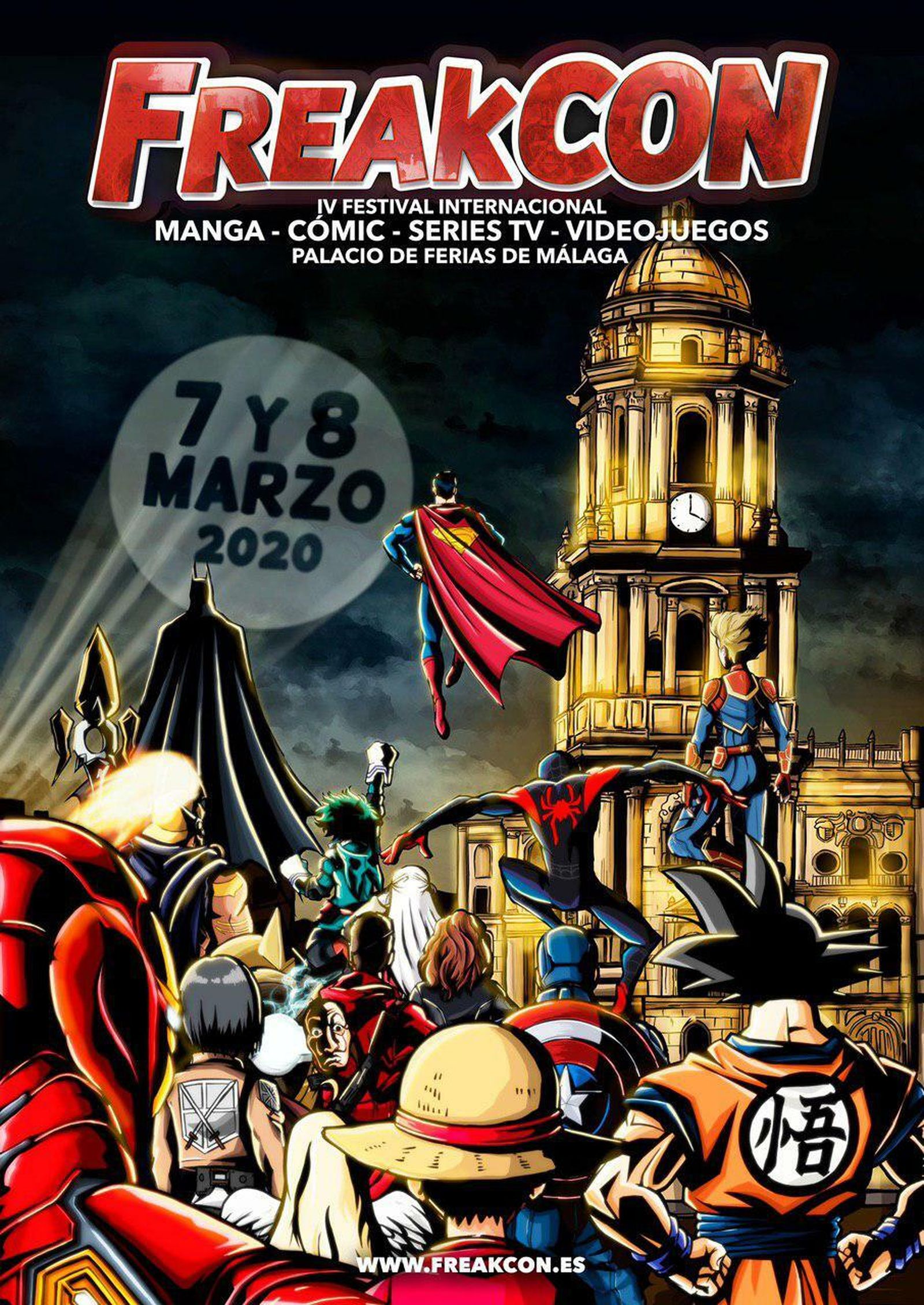 Cartel oficial de la Freakcon 2020.
