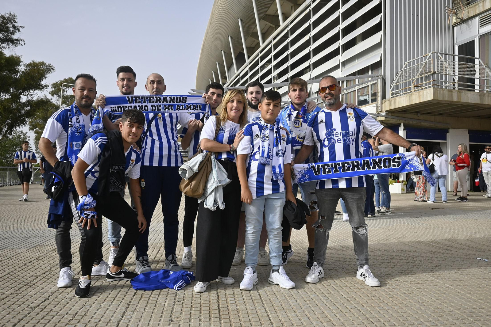 Ambiente del partido del Recreativo de Huelva y el Cádiz FC Mirandilla