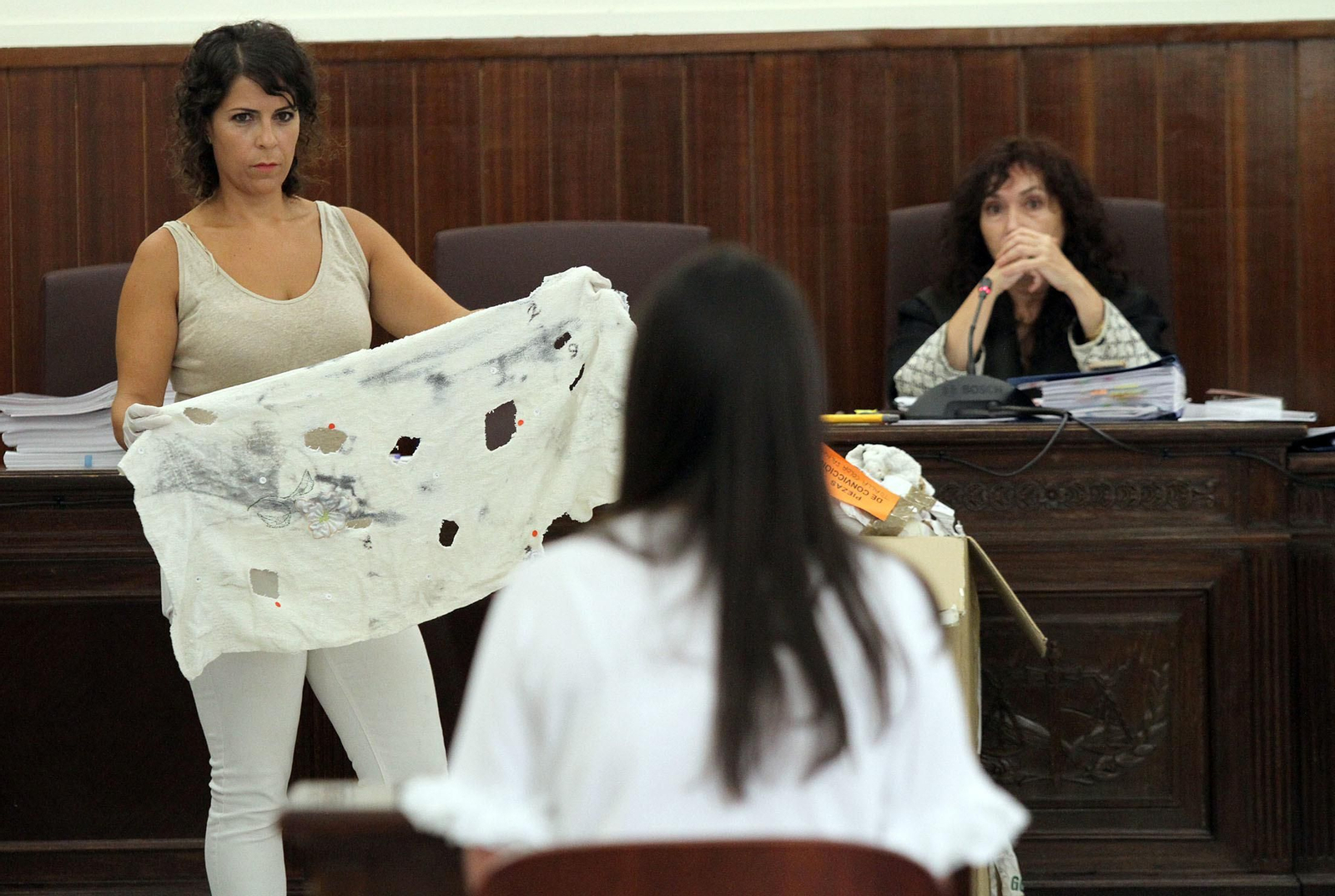 La declaración de la madre y esposa de las víctimas en el juicio del crimen de Almonte, en imágenes