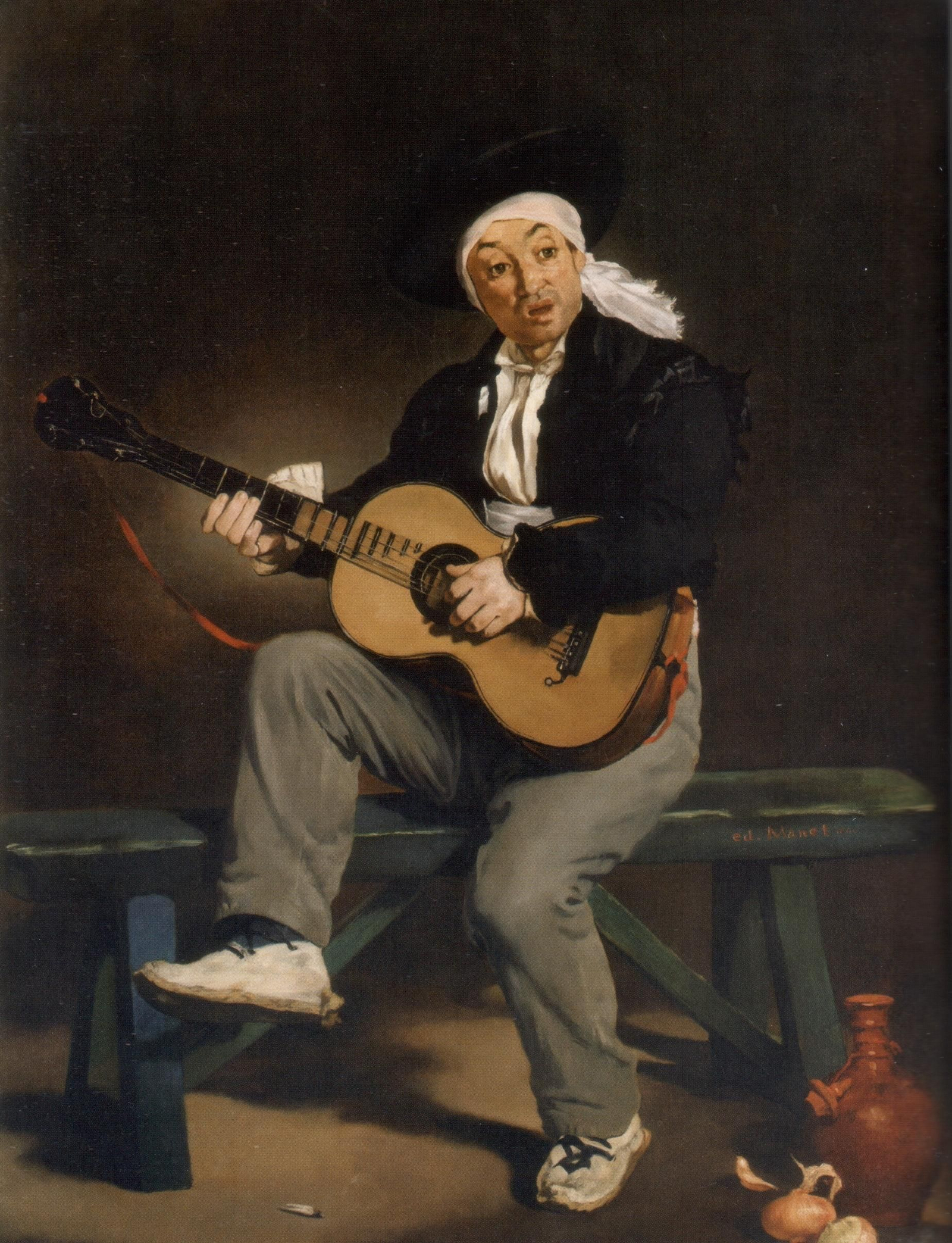 'Le Chanteur espagnol au le guitarrero', 1860, Metropolitan Museum of Art, New York.