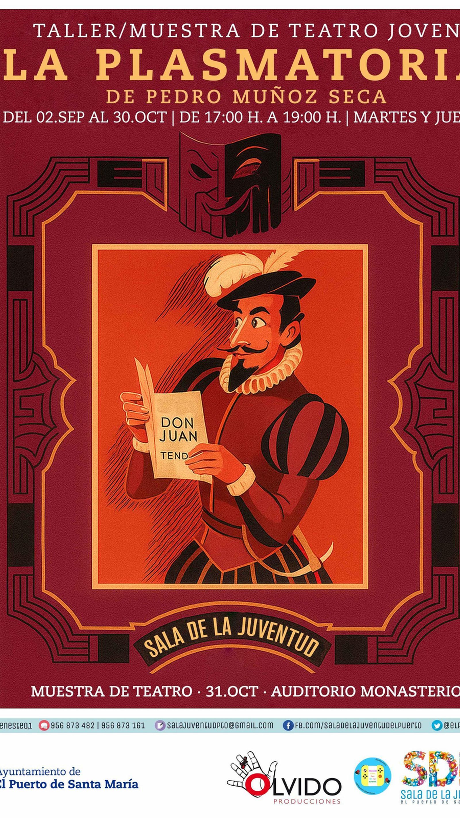 Cartel anunciador de 'La Muestra de Teatro Joven'