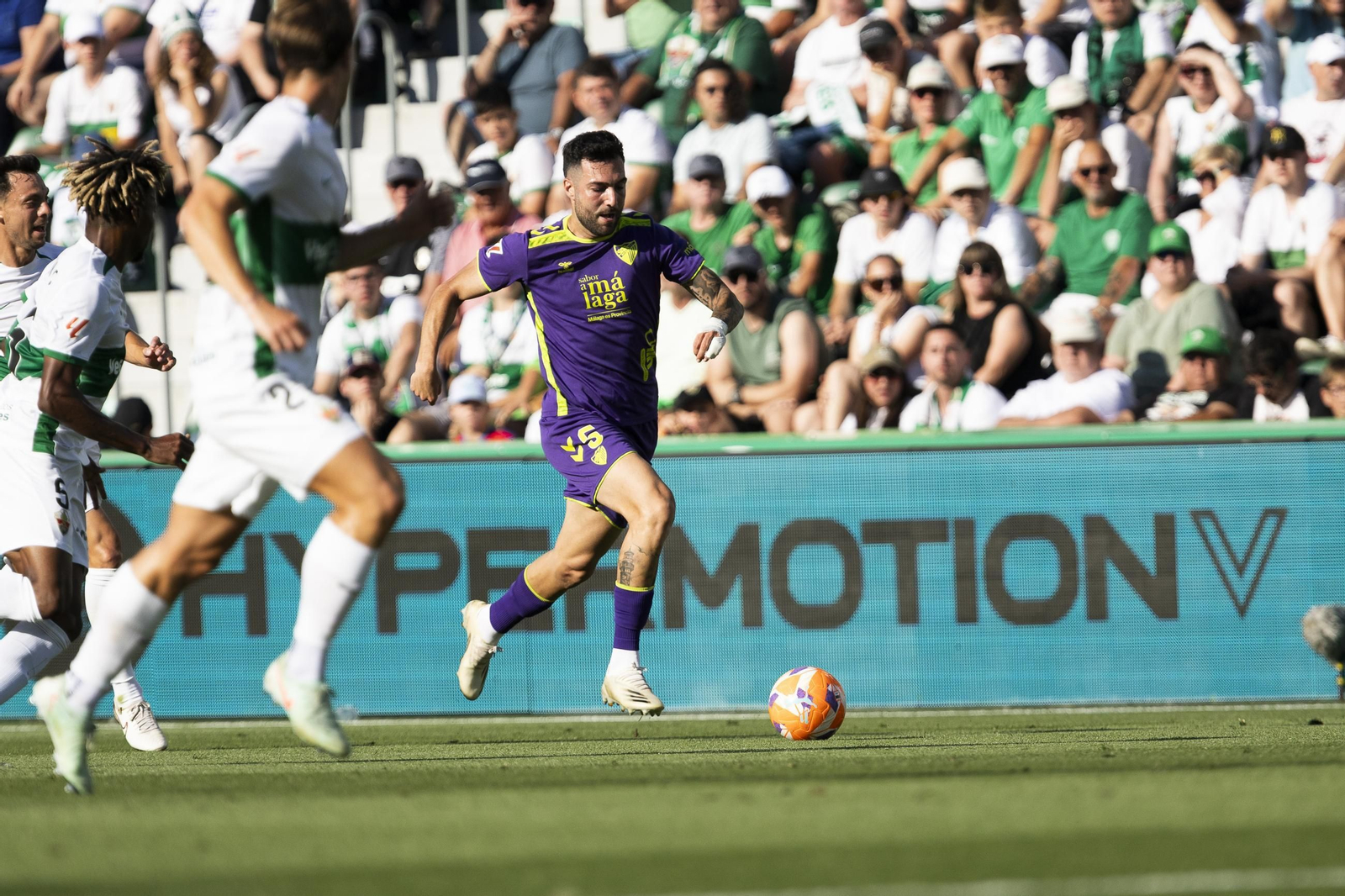 El Elche-Málaga CF, en fotos