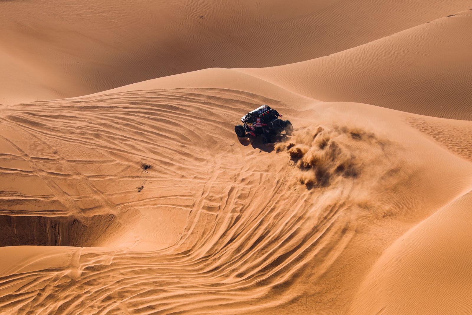 Las mejores fotos del Dakar por las dunas