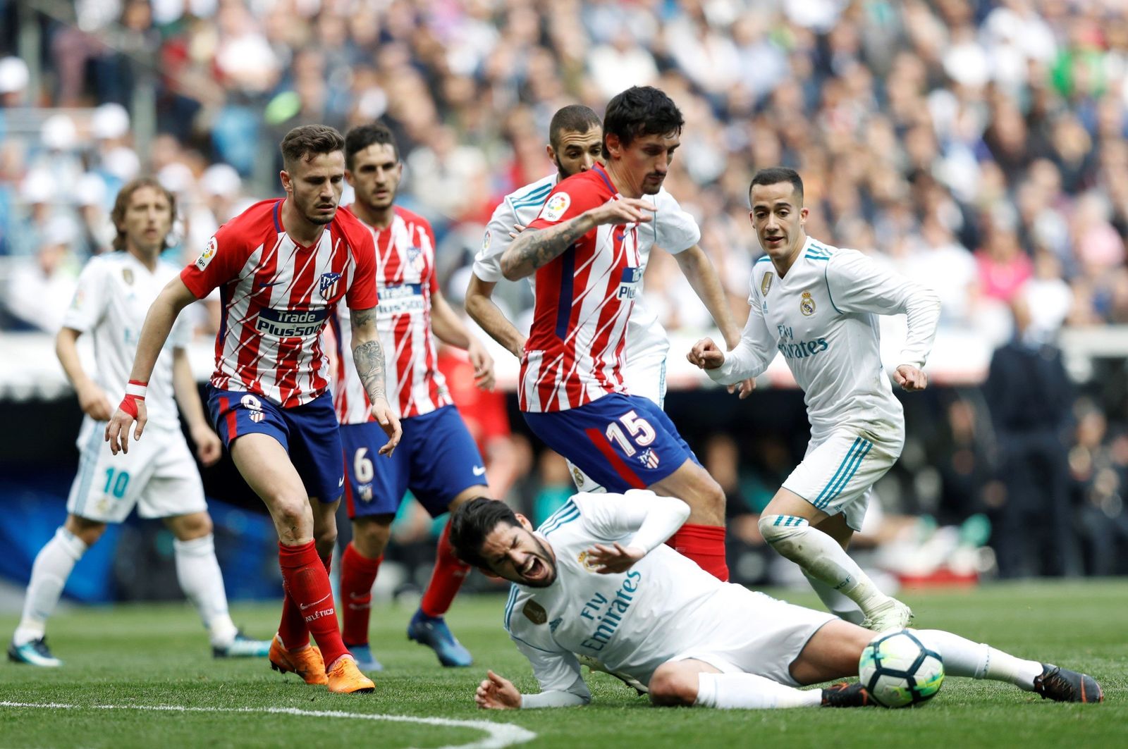 Las imágenes del Real Madrid-Atlético de Madrid