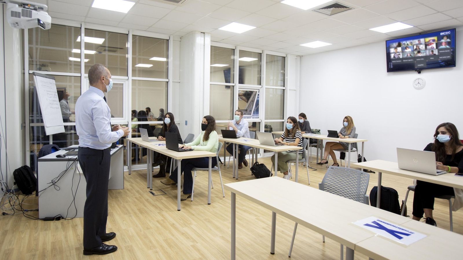 Clase del Máster en Marketing Digital (MMD) de ESIC Business & Business en Sevilla.