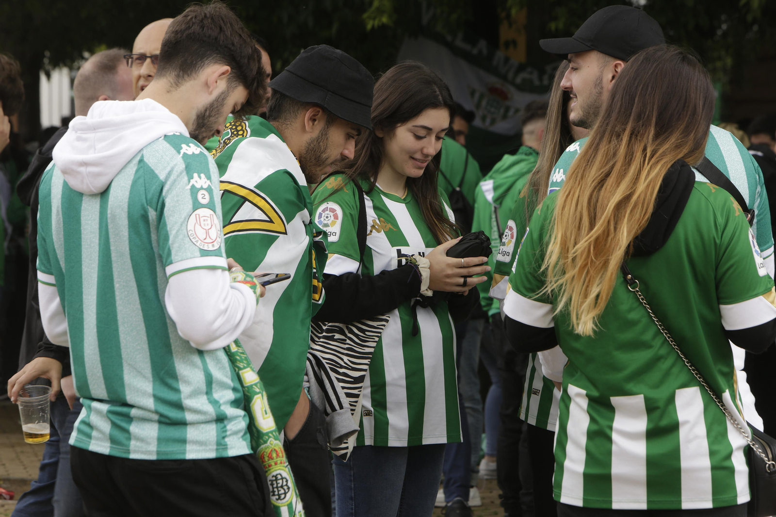 Afición Bética en la Alameda