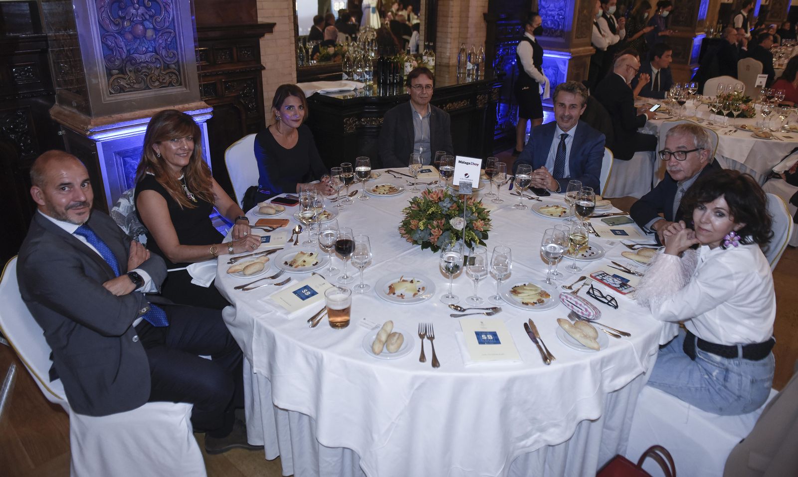 Jose María Gómez, María Eugenia Cabezas, Ana Carmen Mata, Ramiro Navarro, Paco Flores, Joan Carles March y María Ángeles Prieto.