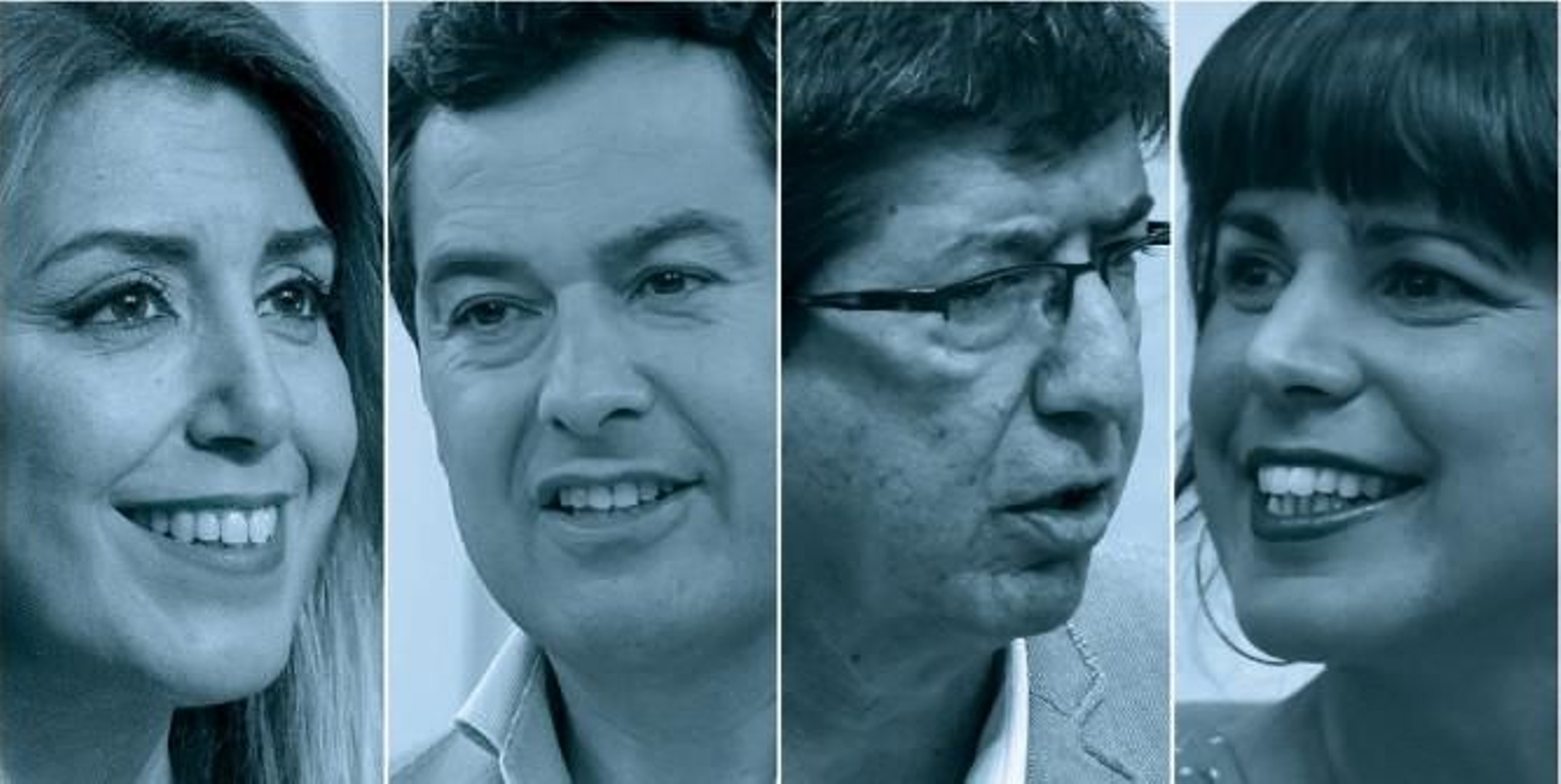 Los candidatos a las elecciones.